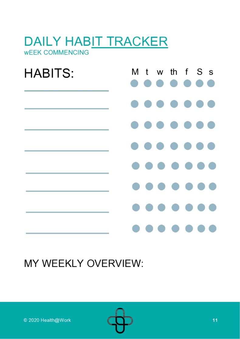 39 Free Habit Tracker Templates [Daily, Weekly, Monthly] ᐅ TemplateLab