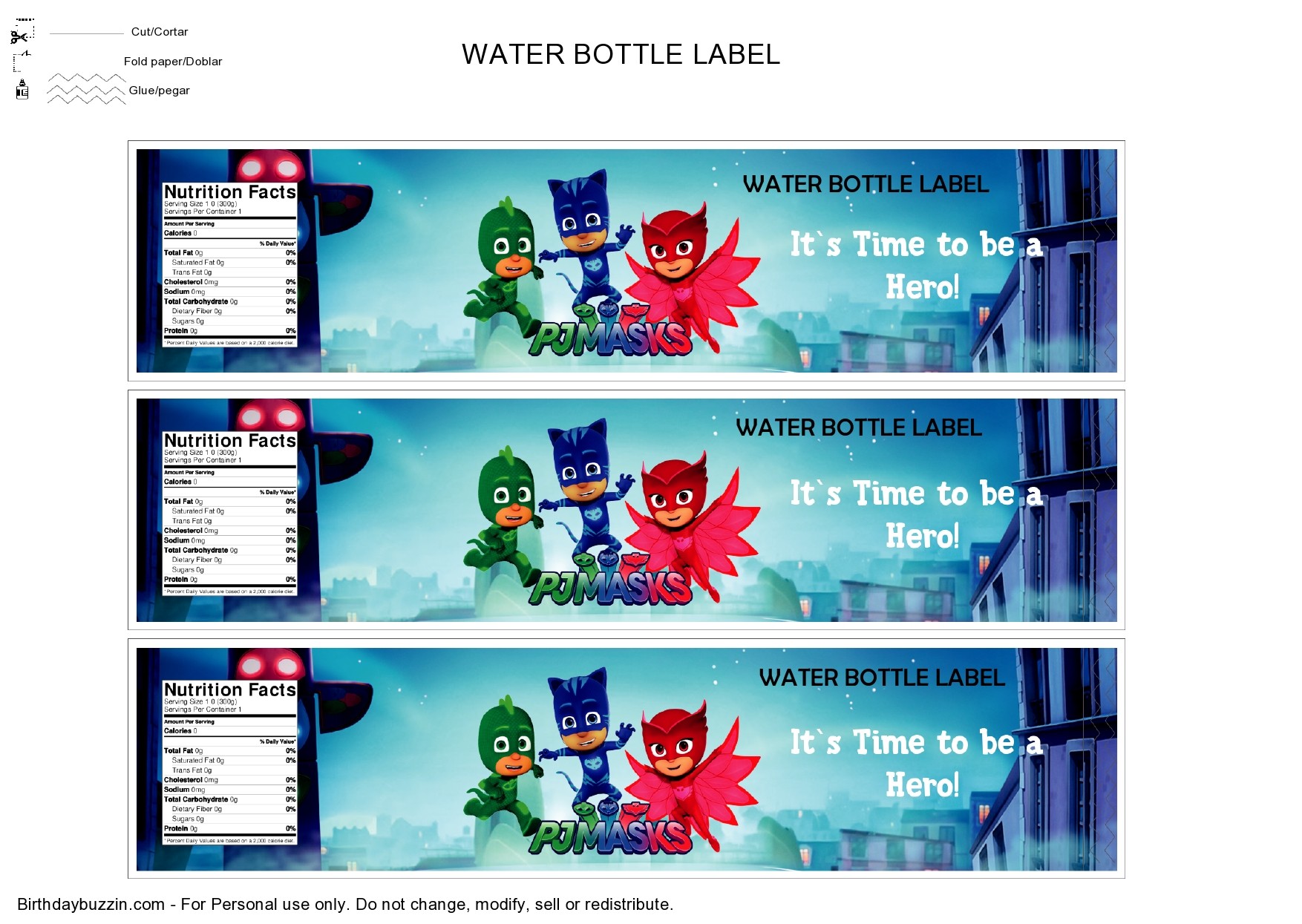 Free water bottle label template 33