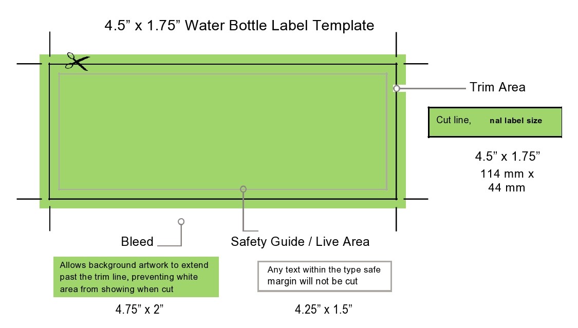 Free water bottle label template 34