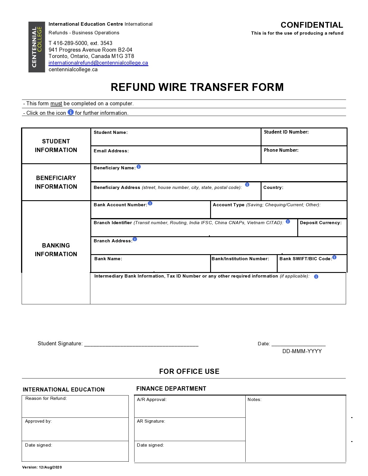 Free wire transfer form 29