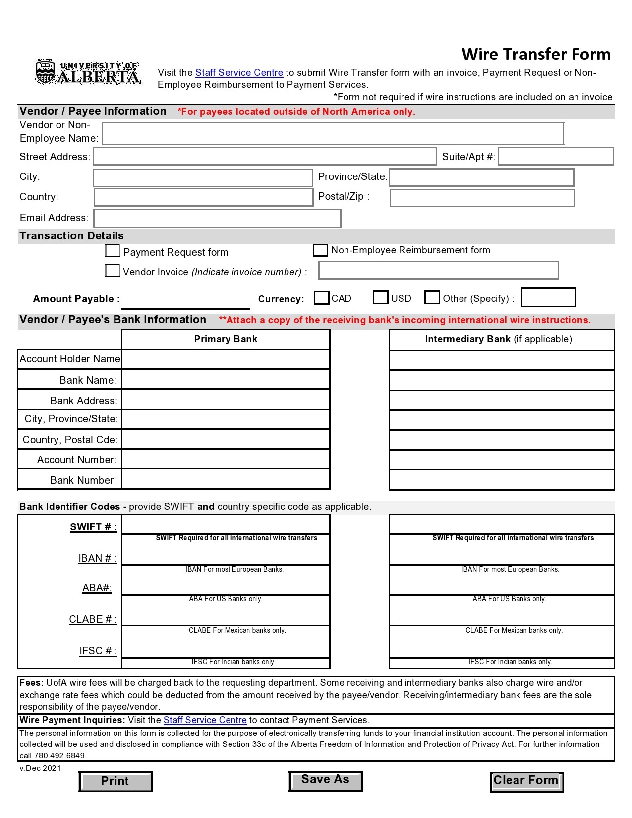 Free wire transfer form 38