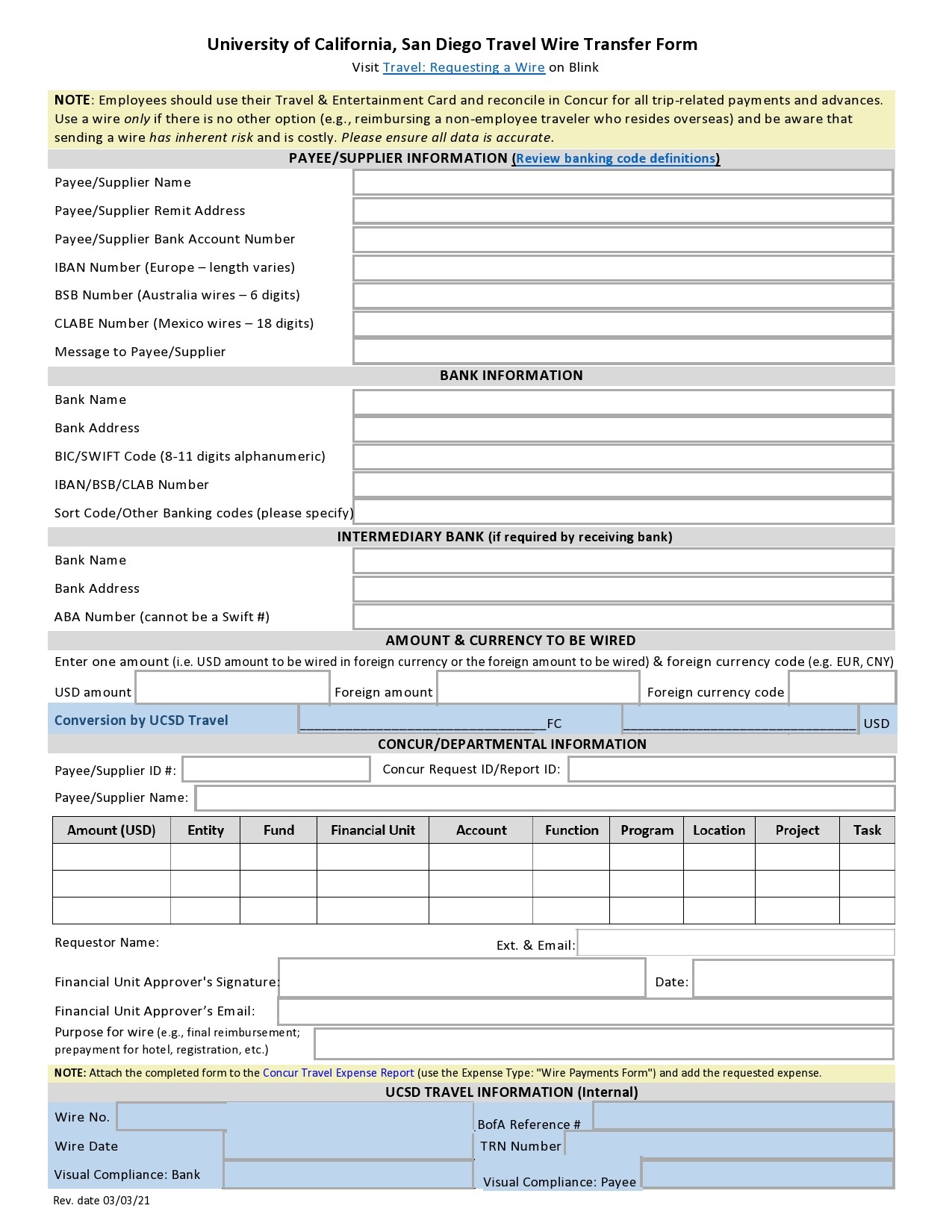 Free wire transfer form 40
