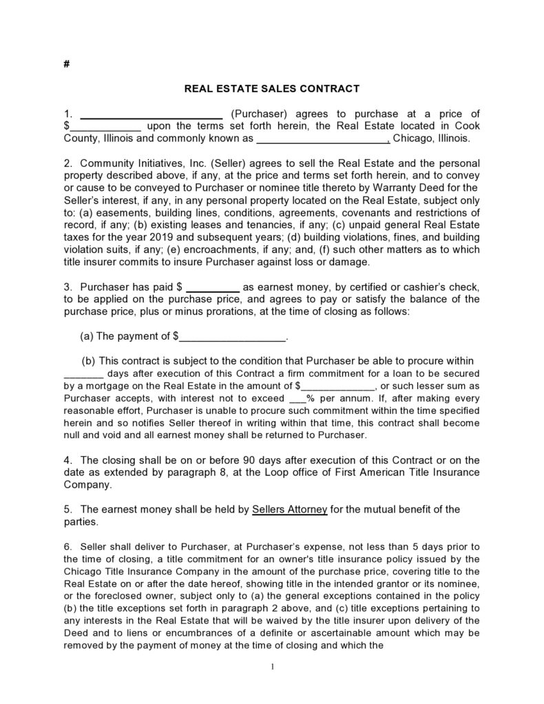 40 Free Sales Contract Templates [Word] ᐅ TemplateLab
