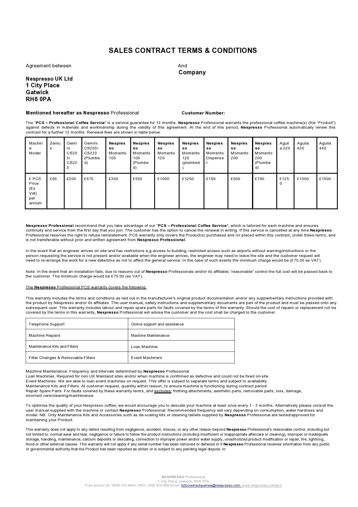 Free sales contract template 39