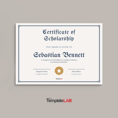 18 Free Scholarship Certificate Templates Word PPTX PSD 18 Free Scholarship Certificate Templates Word PPTX PSD