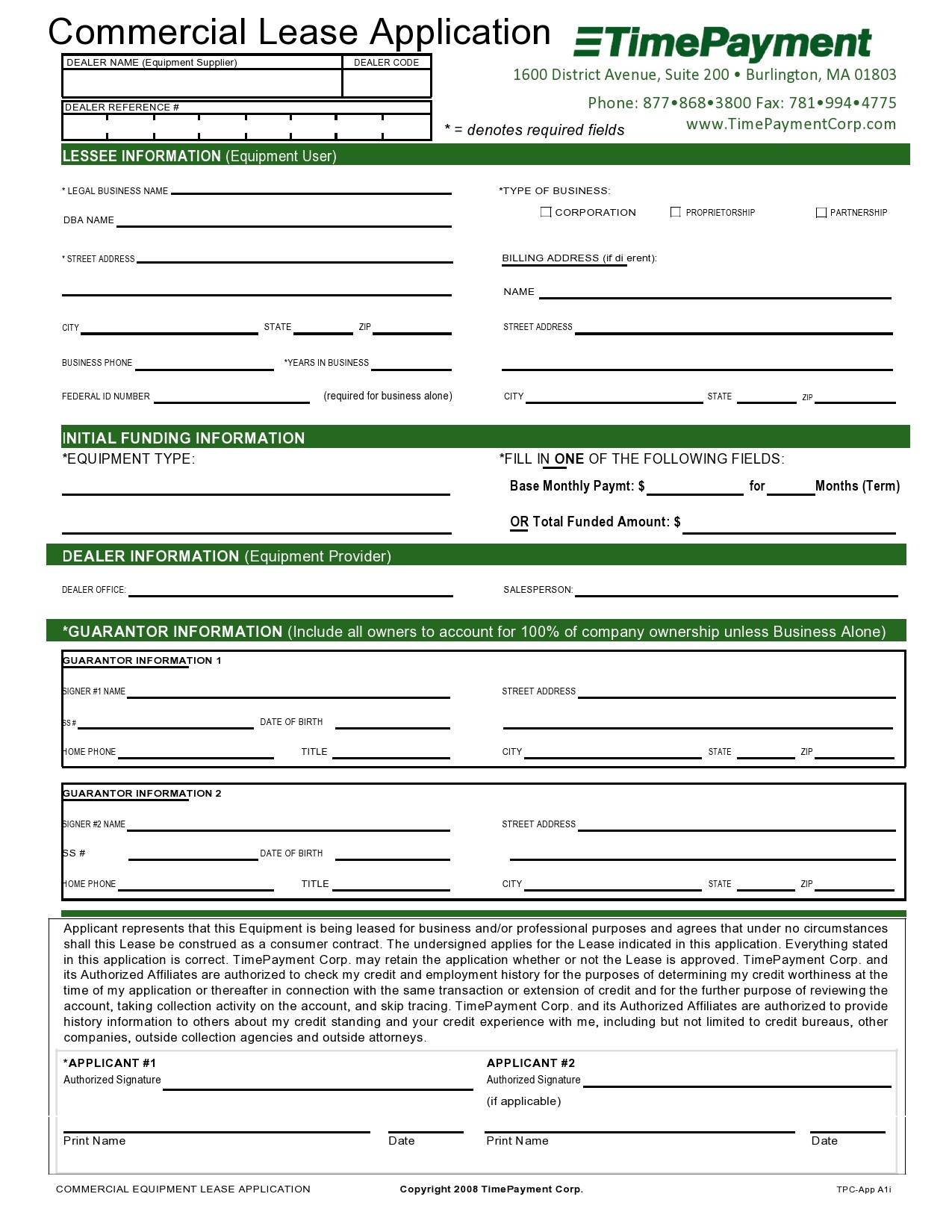 Free commercial lease application 01