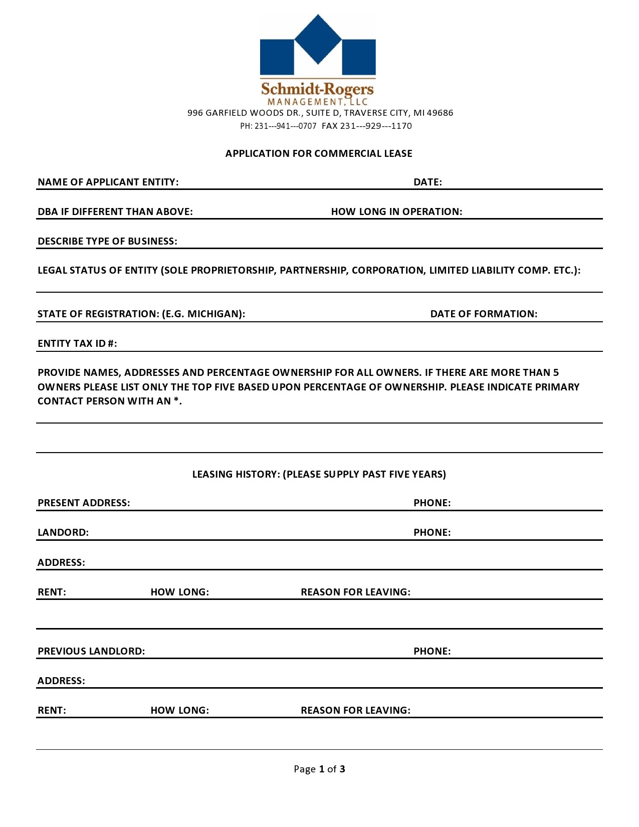 Free commercial lease application 17