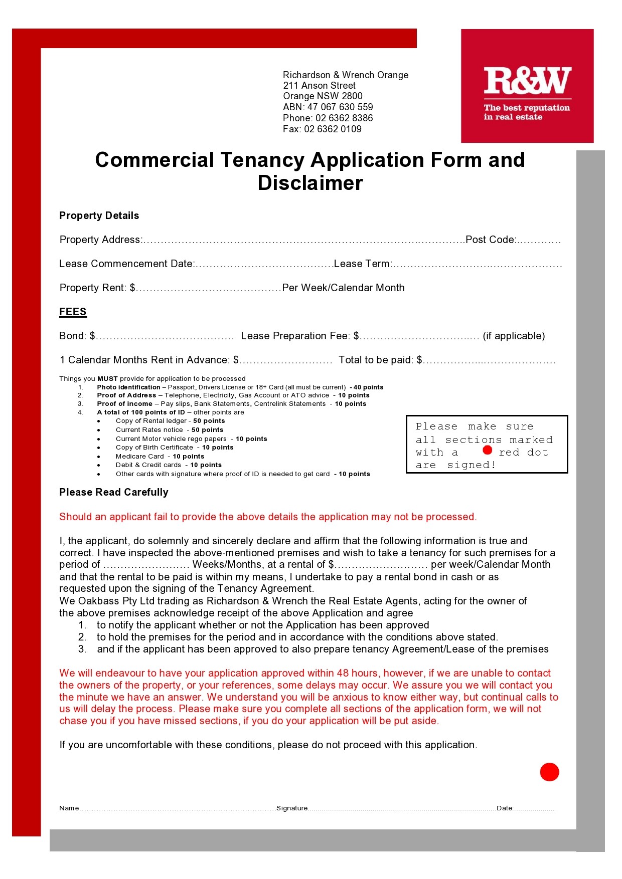 Free commercial lease application 19