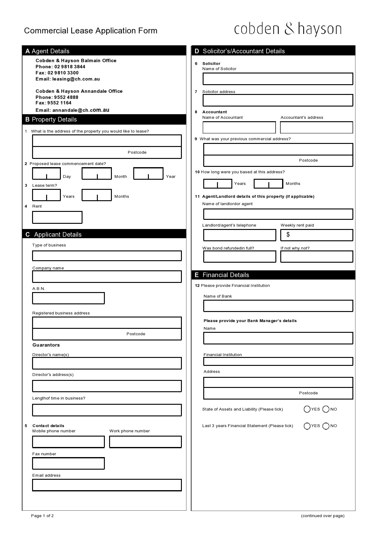 Free commercial lease application 28