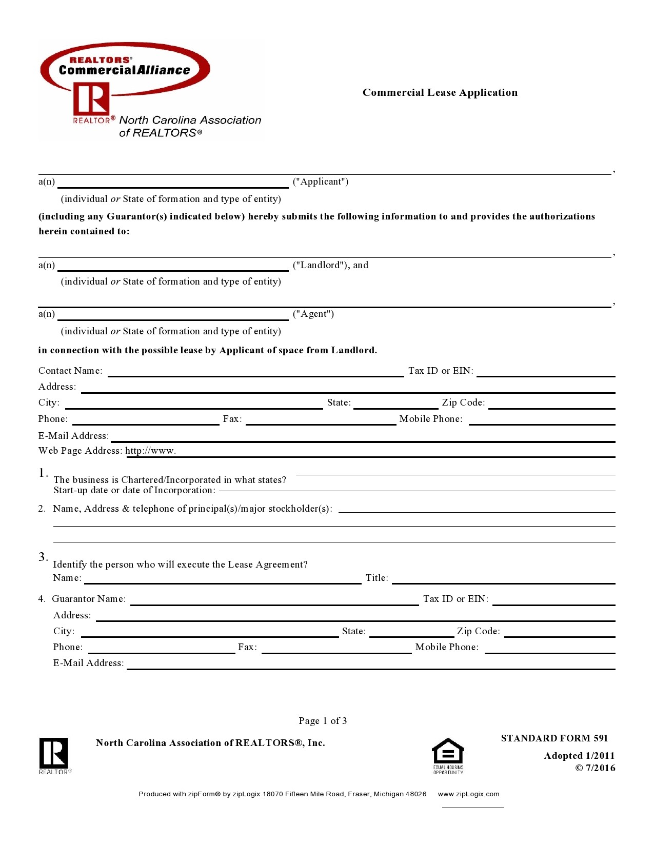 Free commercial lease application 30