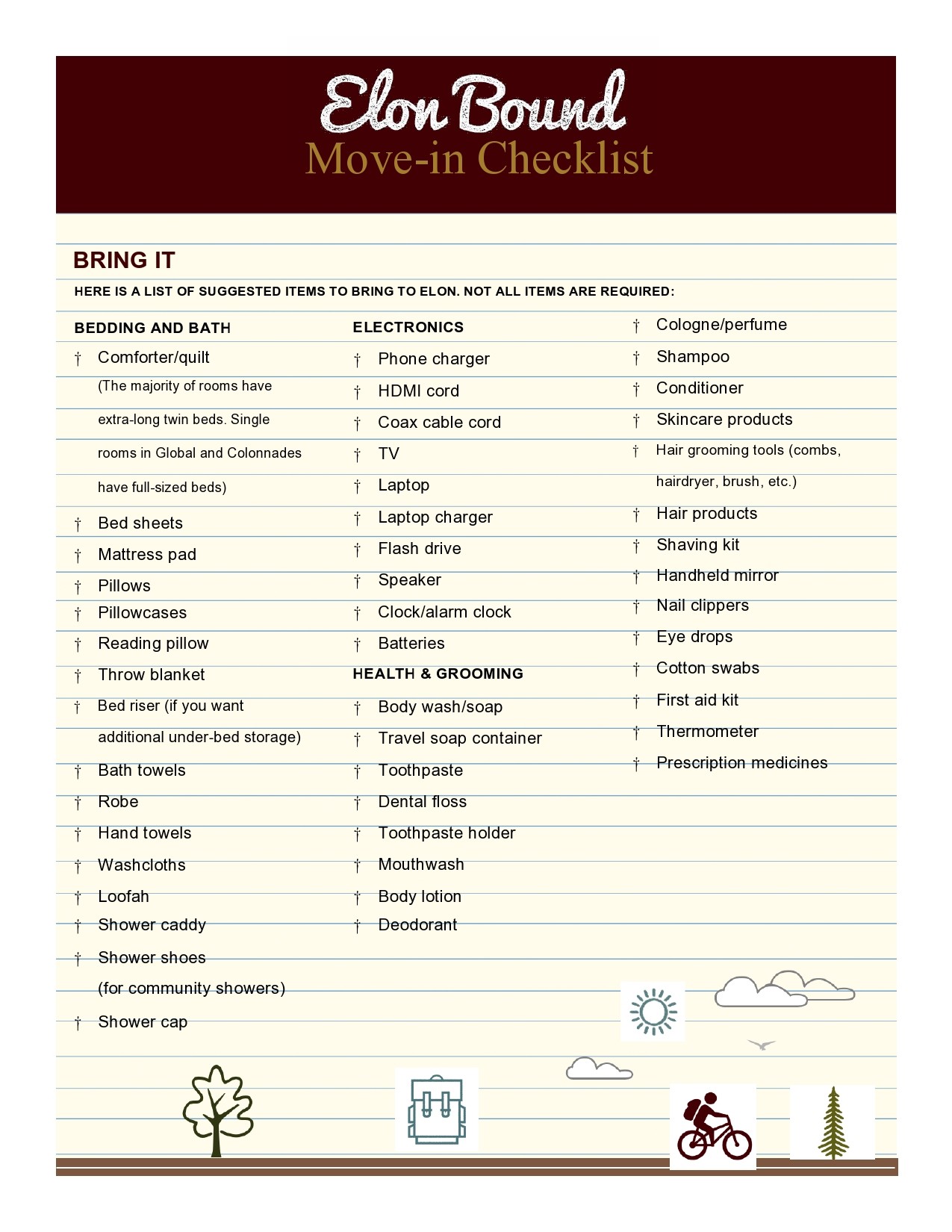 Free move in checklist 34