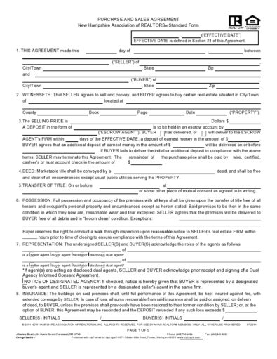 41 Simple Real Estate Purchase Agreement Templates Free