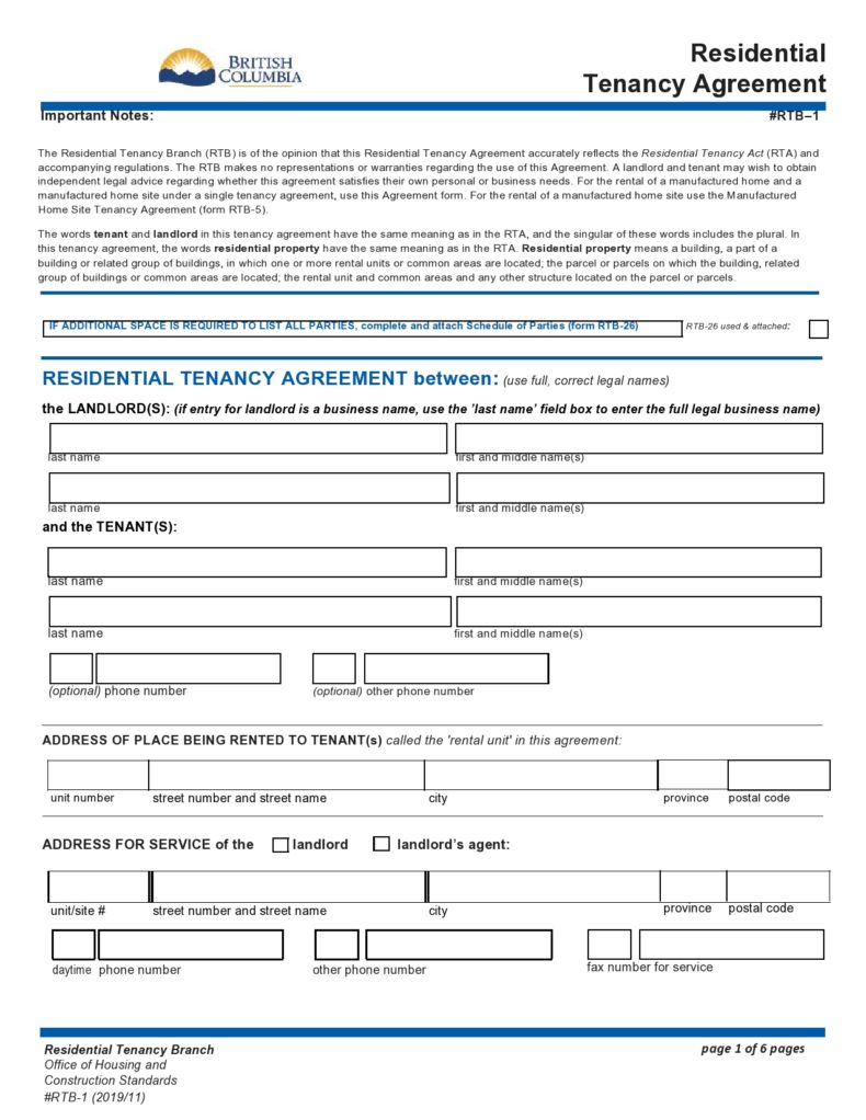 44 Free Residential Lease Agreement Templates [Word/PDF]
