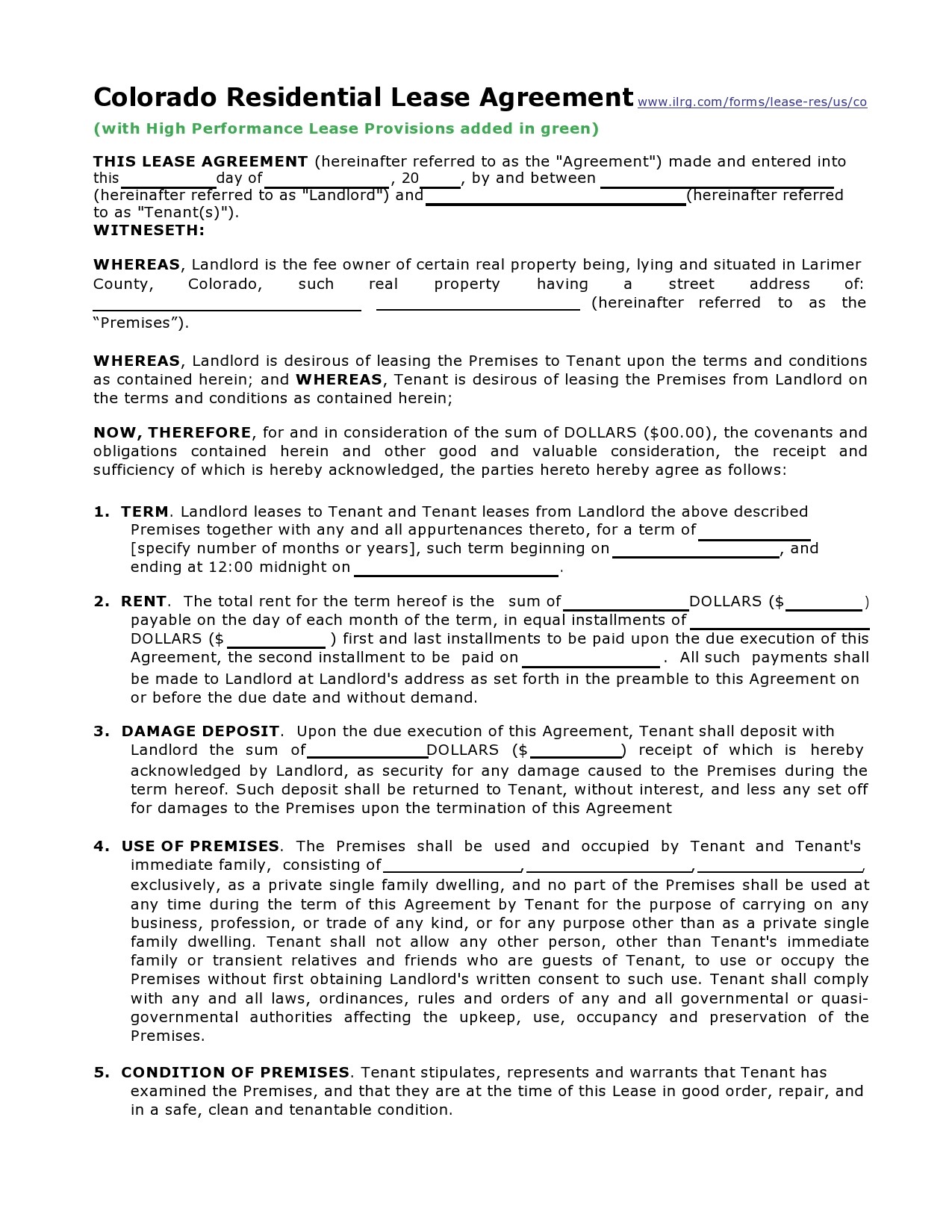 Free residential lease agreement 26