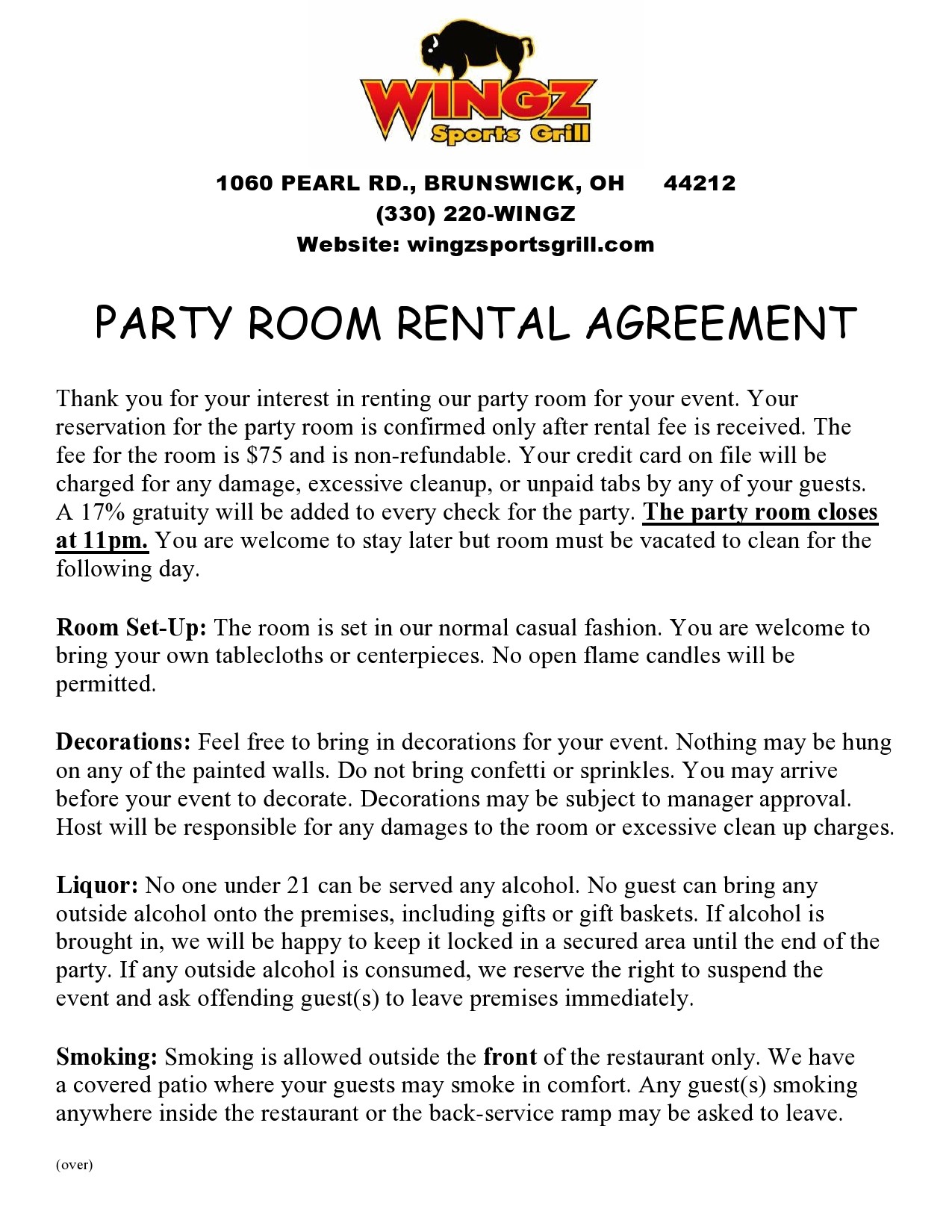 Free room rental agreement 38