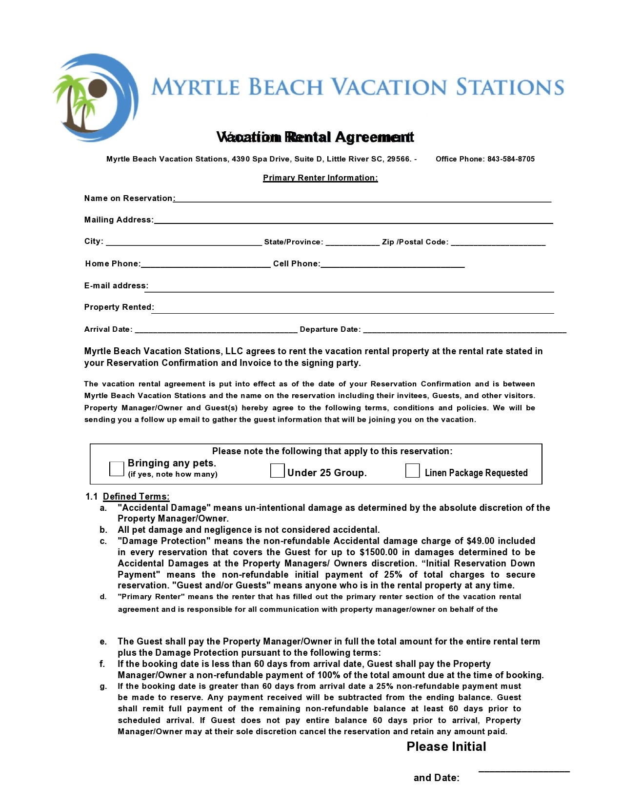 Free vacation rental agreement 26