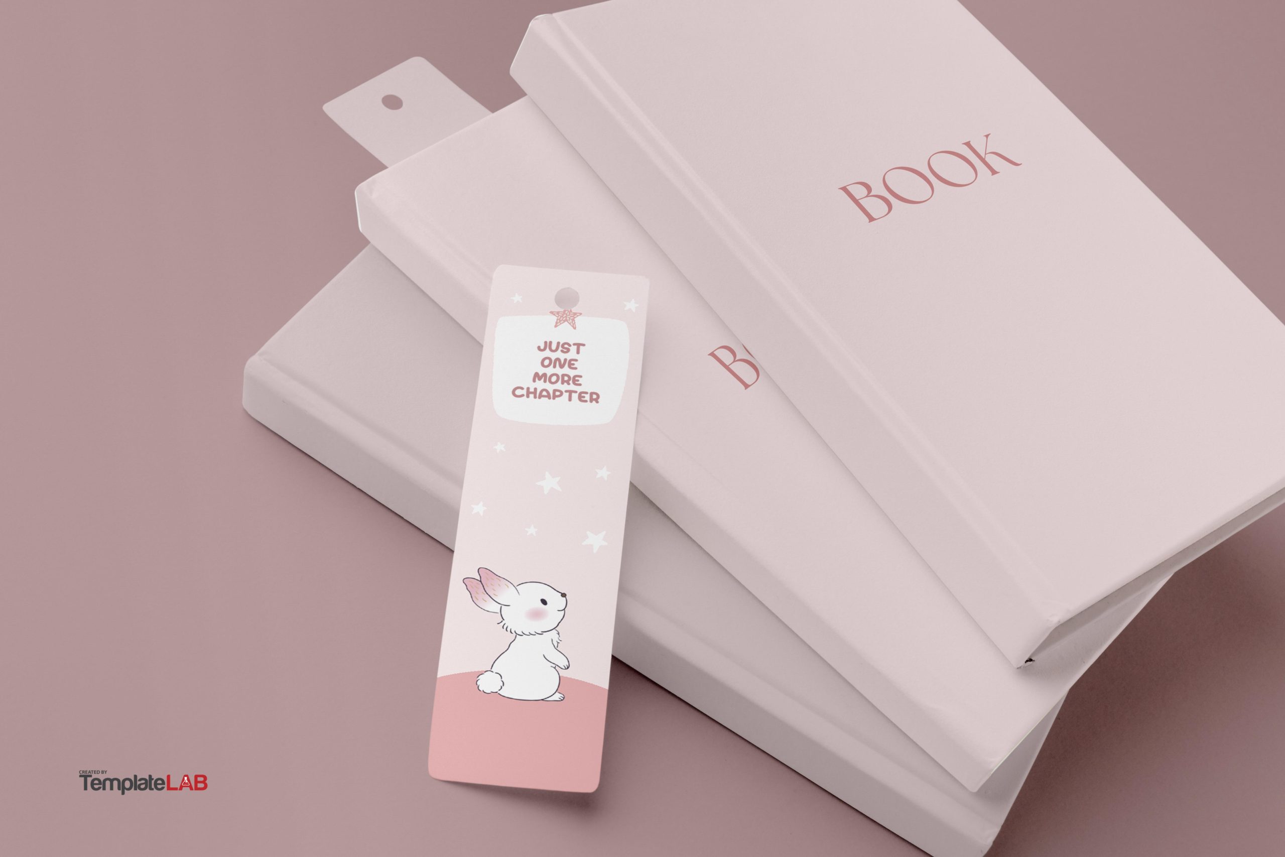 Free Bunny Bookmark Template