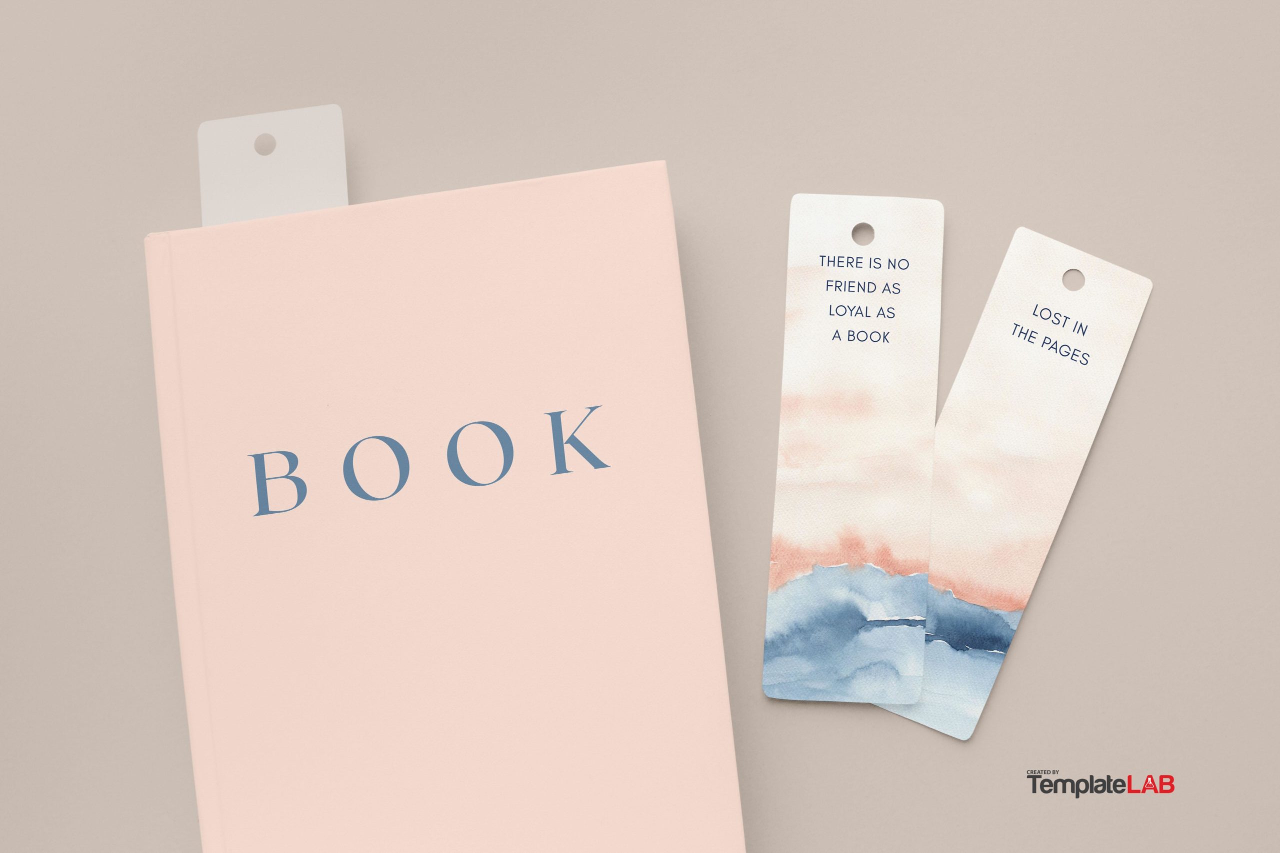 Free Double Sided Bookmark Template 1