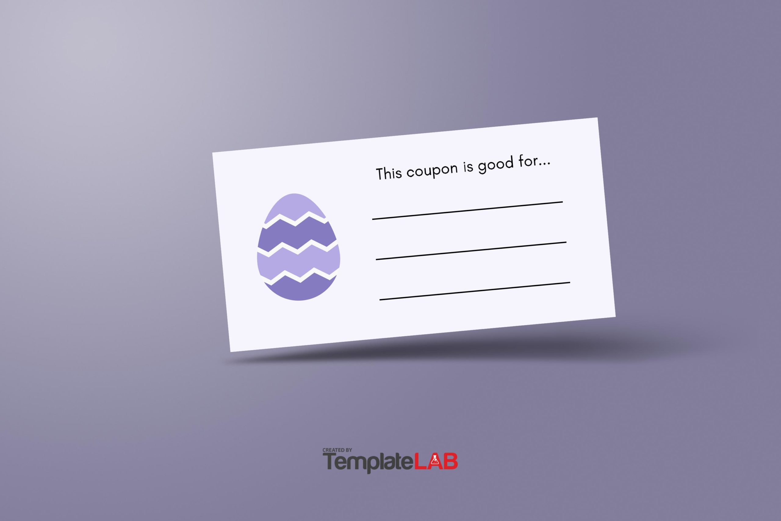 Free Easter Egg Coupon Template