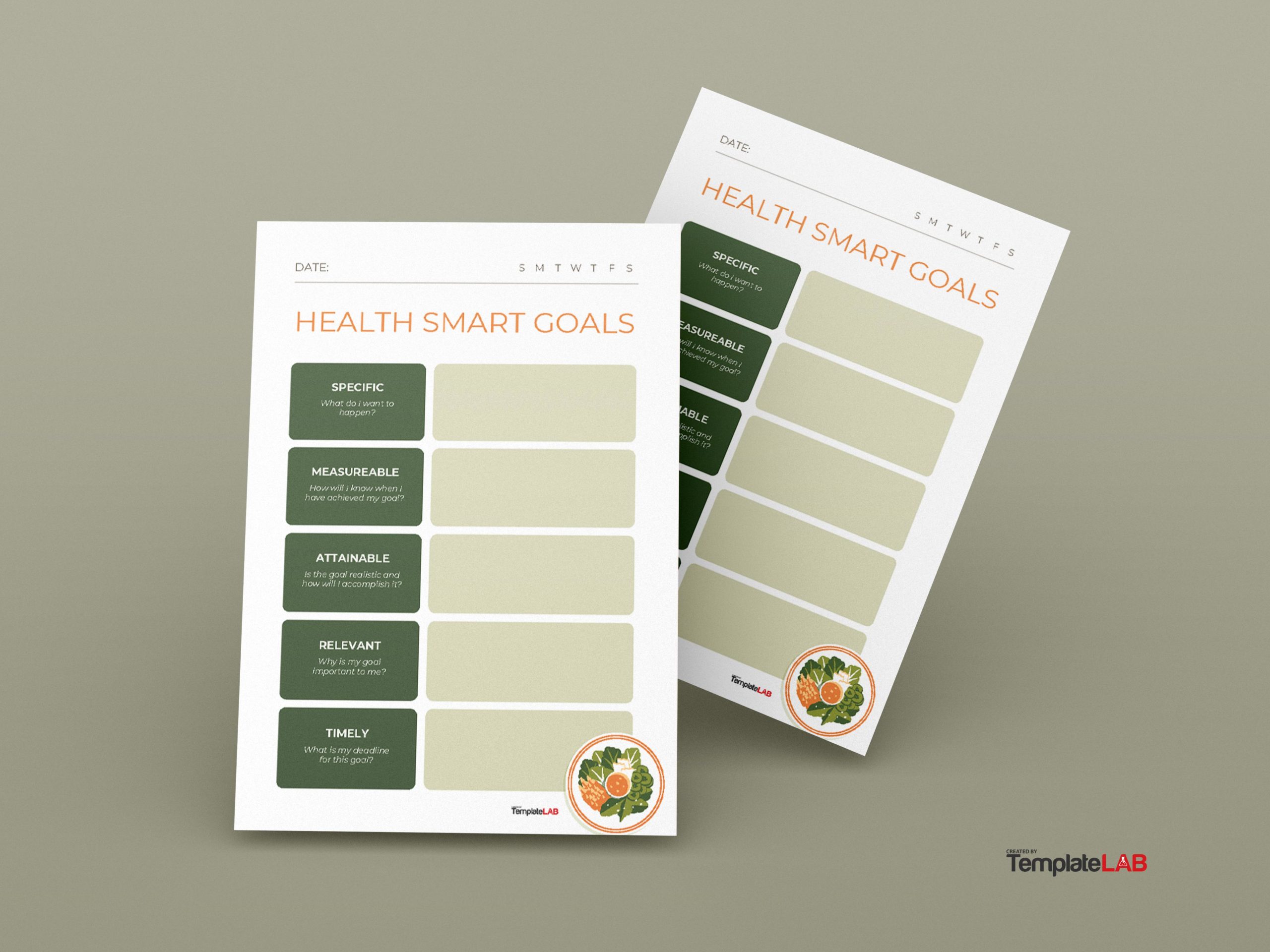 Free Health Smart Goals Template