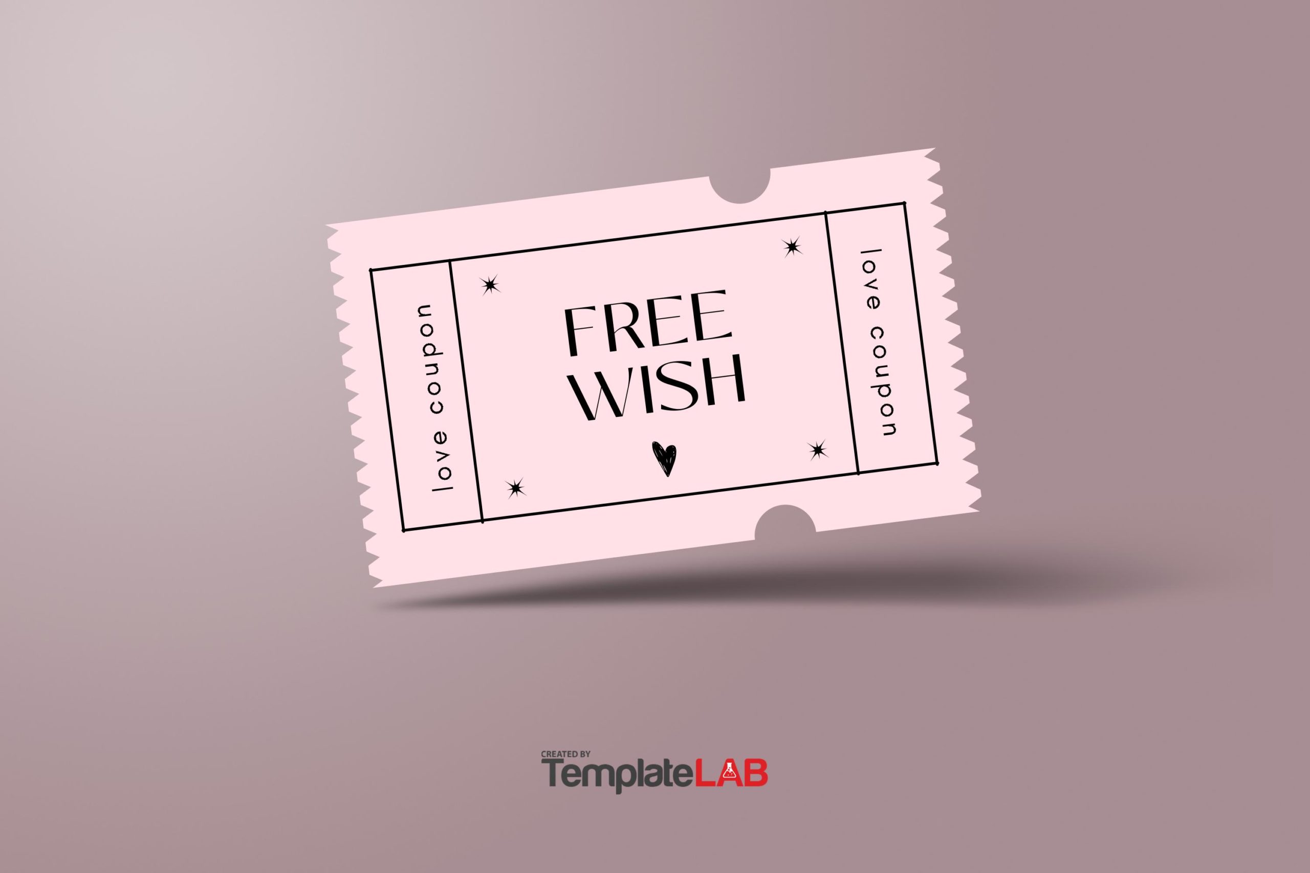 Free Love Coupon Template