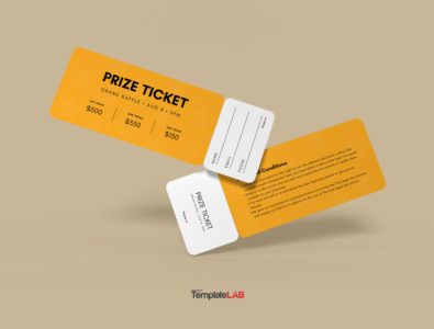 20+ Printable Raffle Ticket Templates [FREE] - TemplateLab