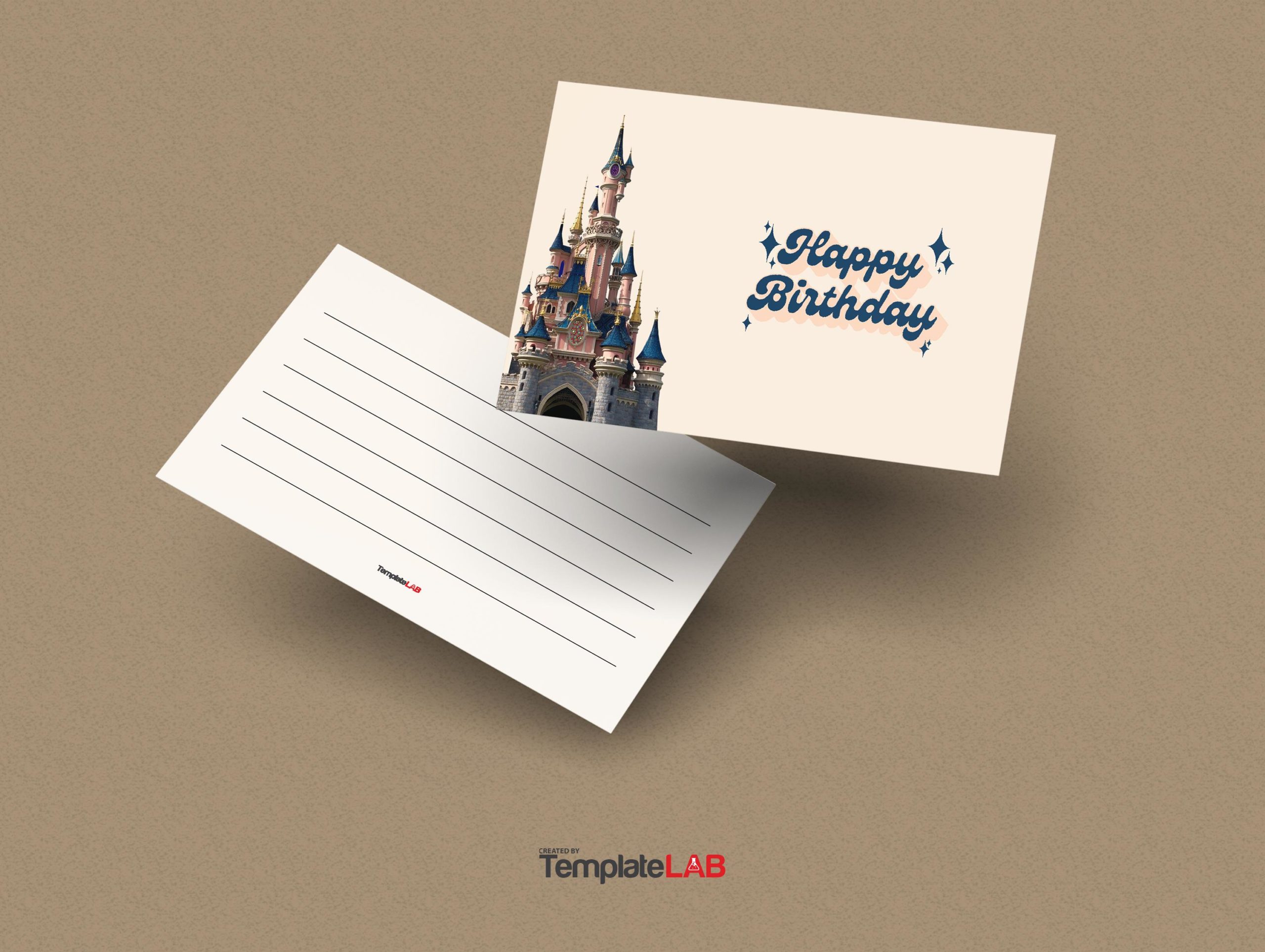 Free Disney Birthday Card Template