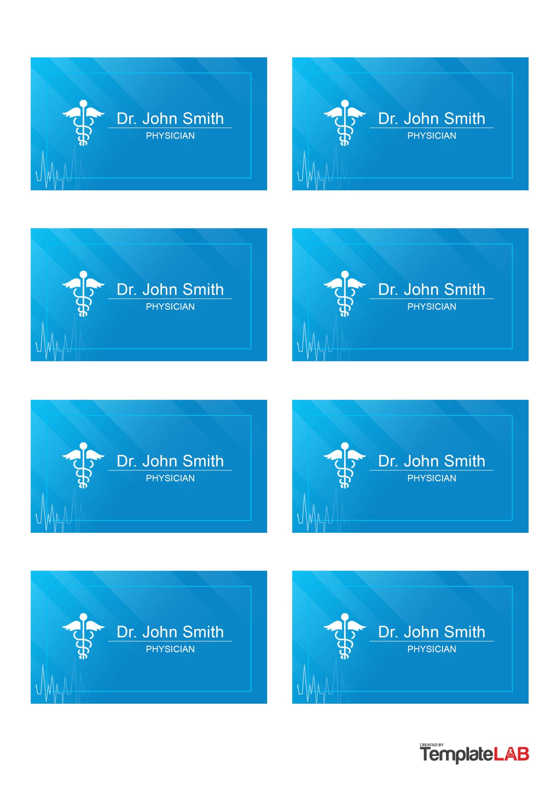 Free Doctor Name Tag Template