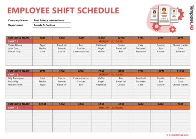 Employee Schedule Templates