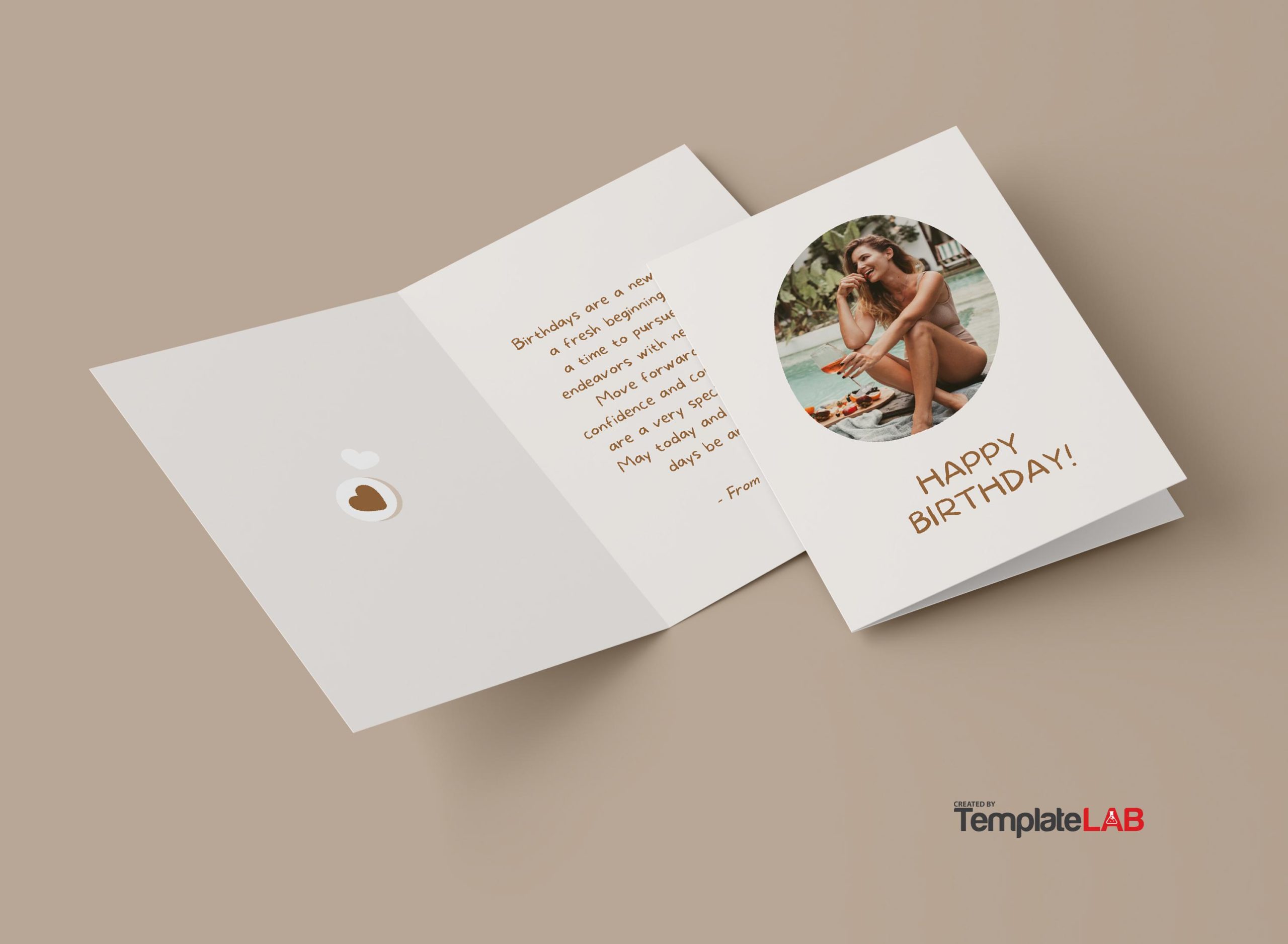 Free Foldable Birthday Card Template