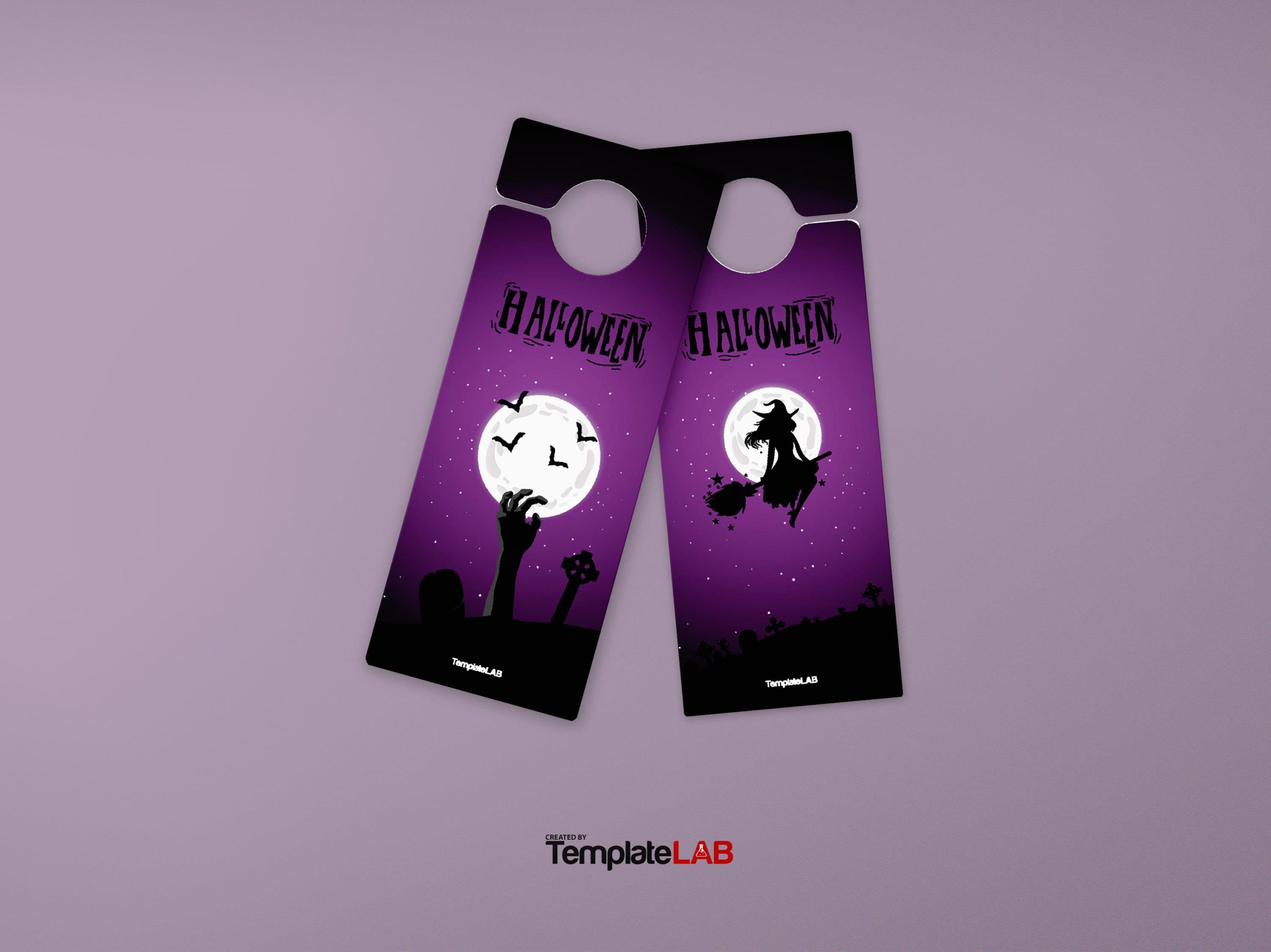 Free Halloween Door Hanger Template