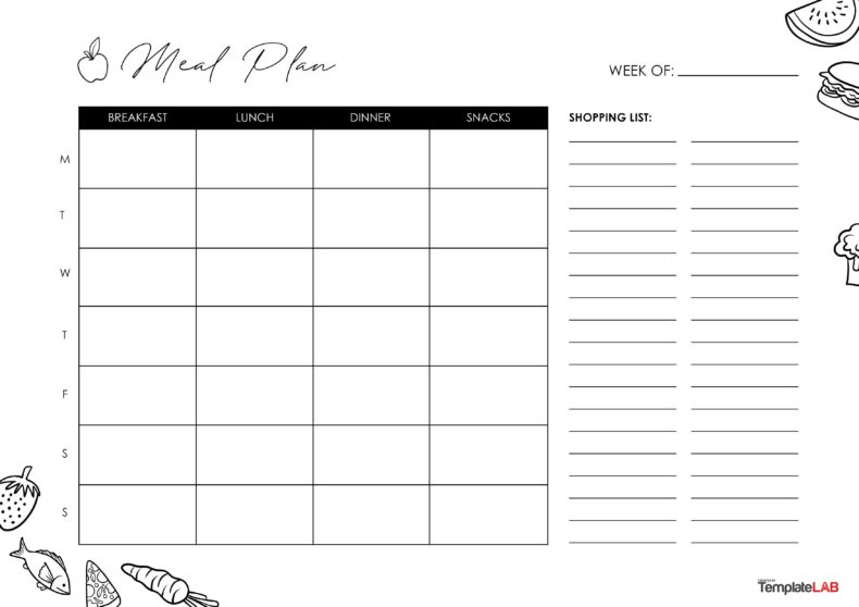 19 Free Weekly Calendar Templates [Word, Excel, PDF]