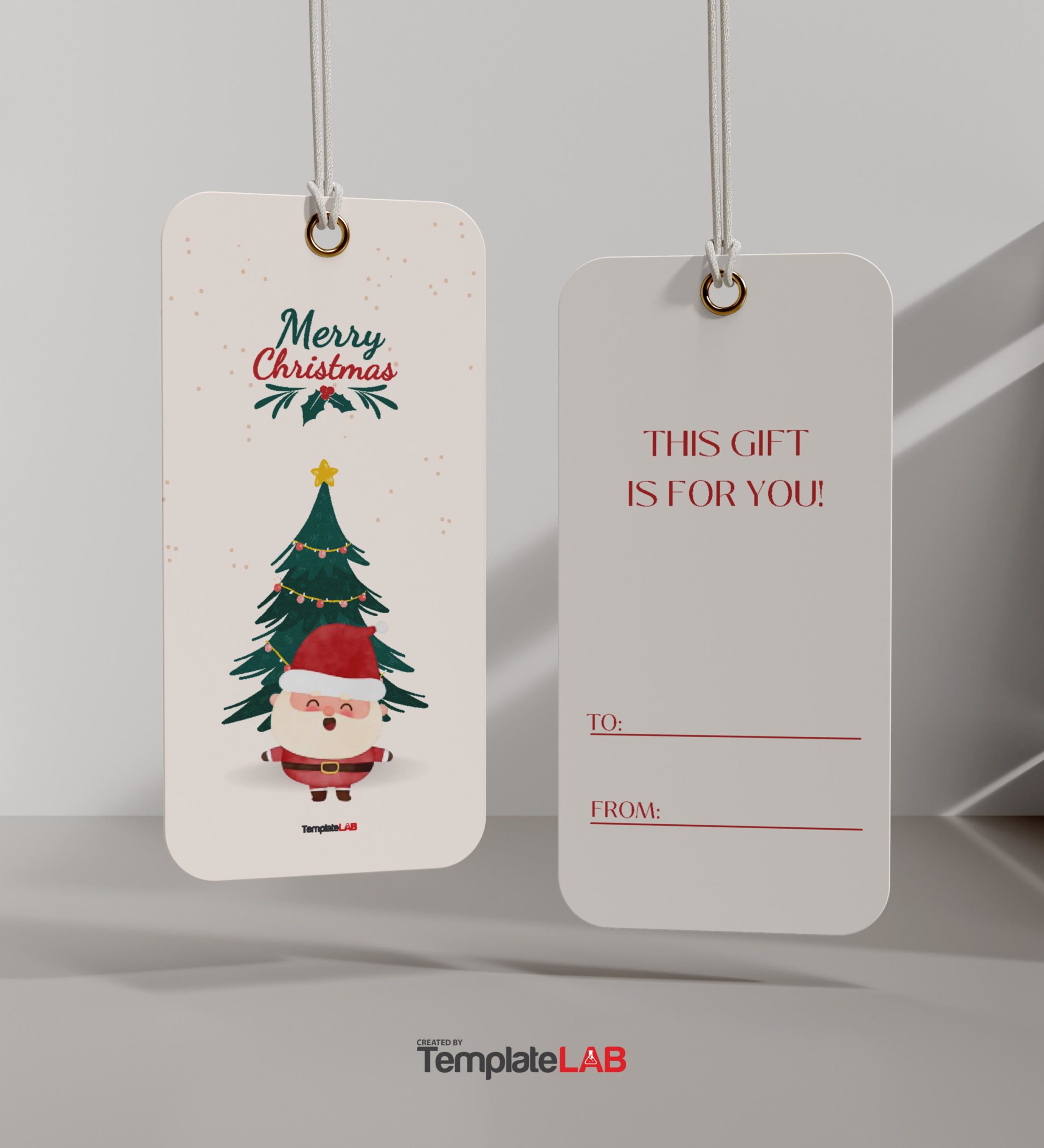 Free Santa Gift Tags