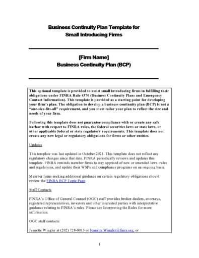 46 Best Business Continuity Plan Templates Word PDF 46 Best Business Continuity Plan Templates Word PDF