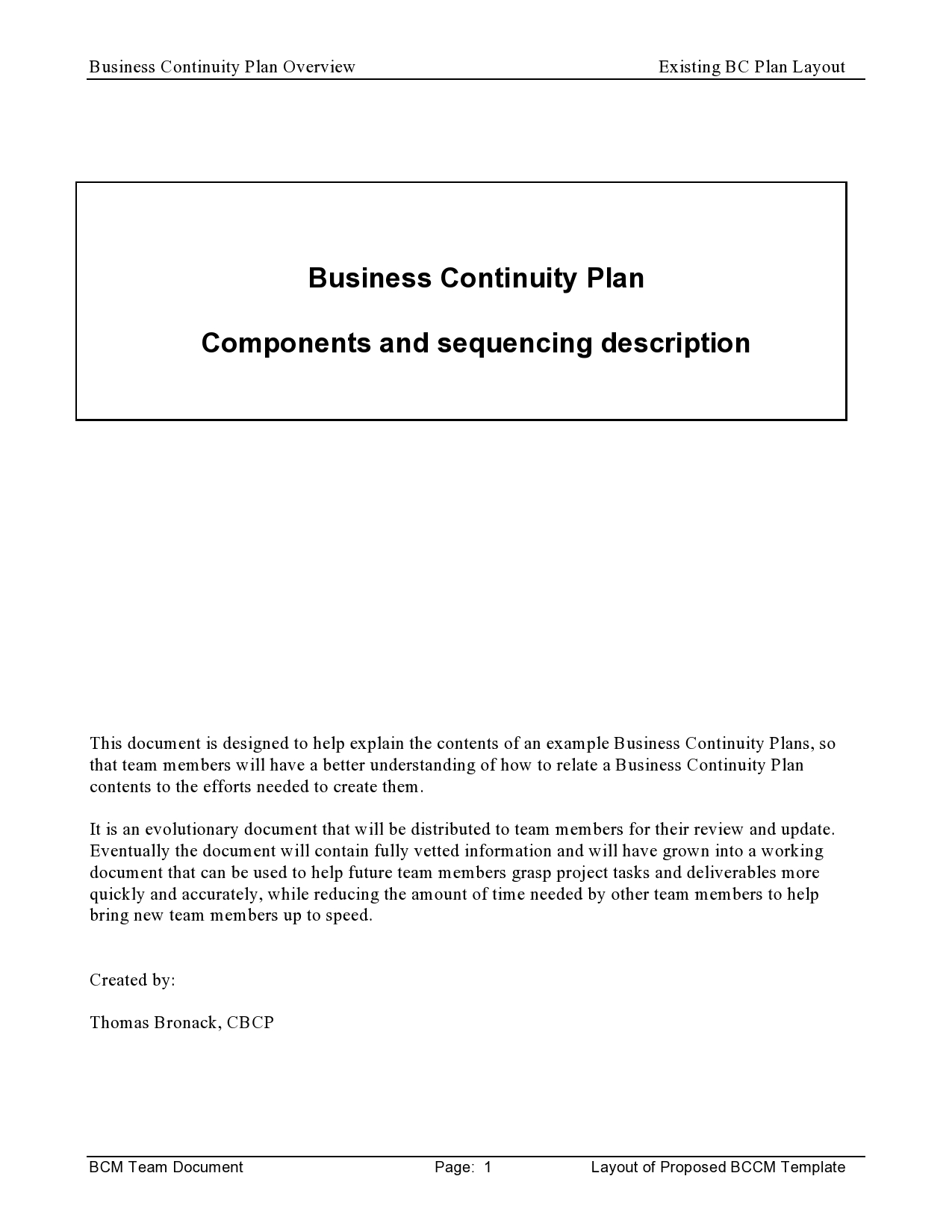 Free business continuity plan template 44
