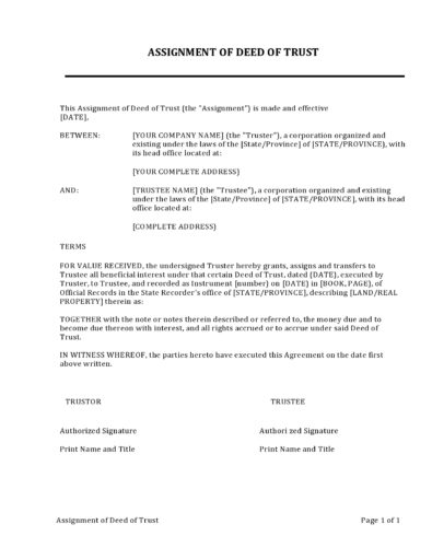 42 Comprehensive Deed of Trust Forms Word ᐅ TemplateLab 42 Comprehensive Deed of Trust Forms Word ᐅ TemplateLab