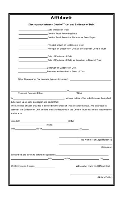 42 Comprehensive Deed of Trust Forms [Word] ᐅ TemplateLab