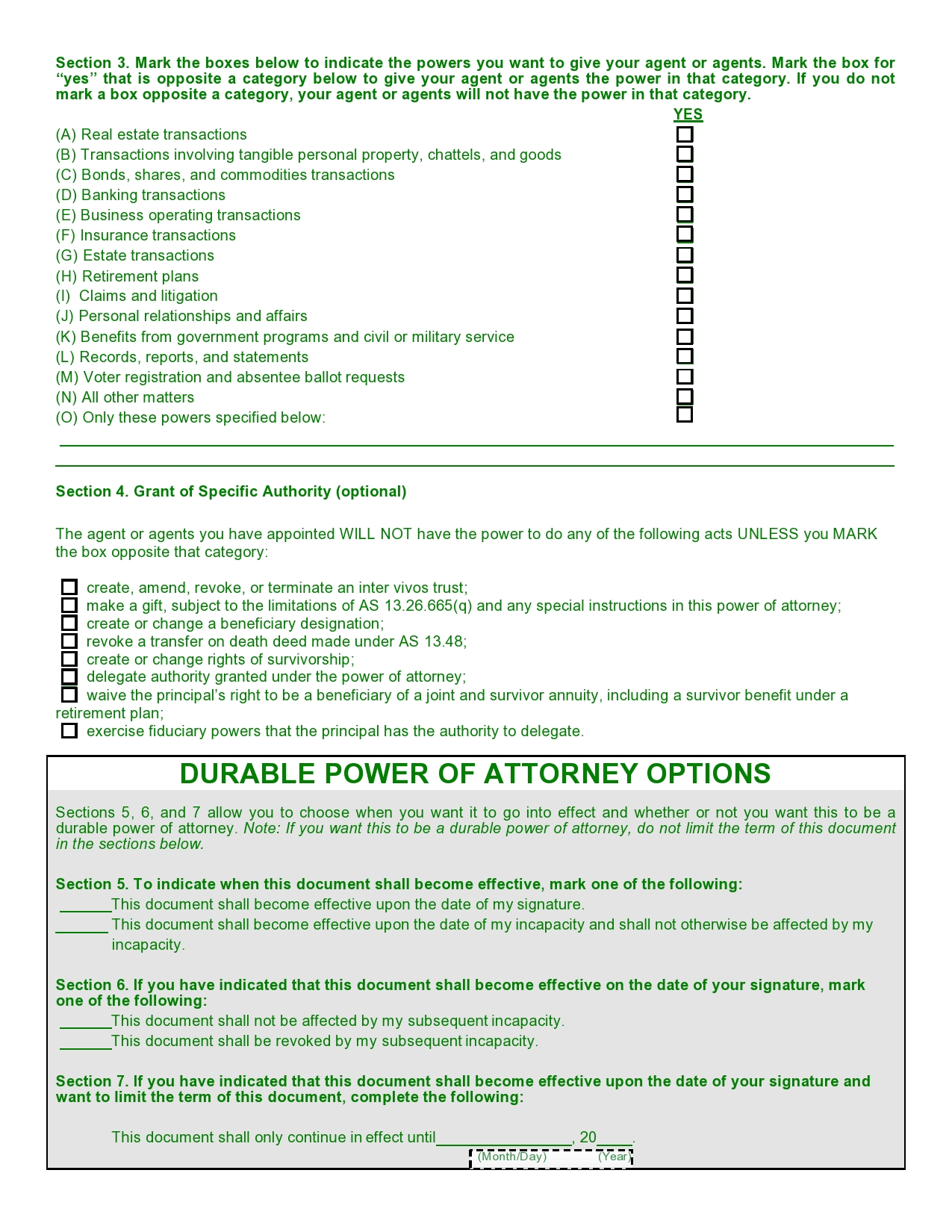 Free durable power of attorney 19