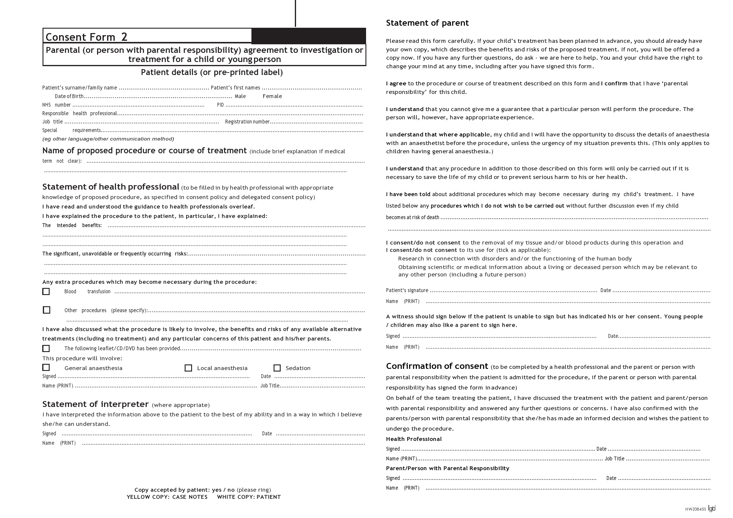 Free medical consent form for minor 27