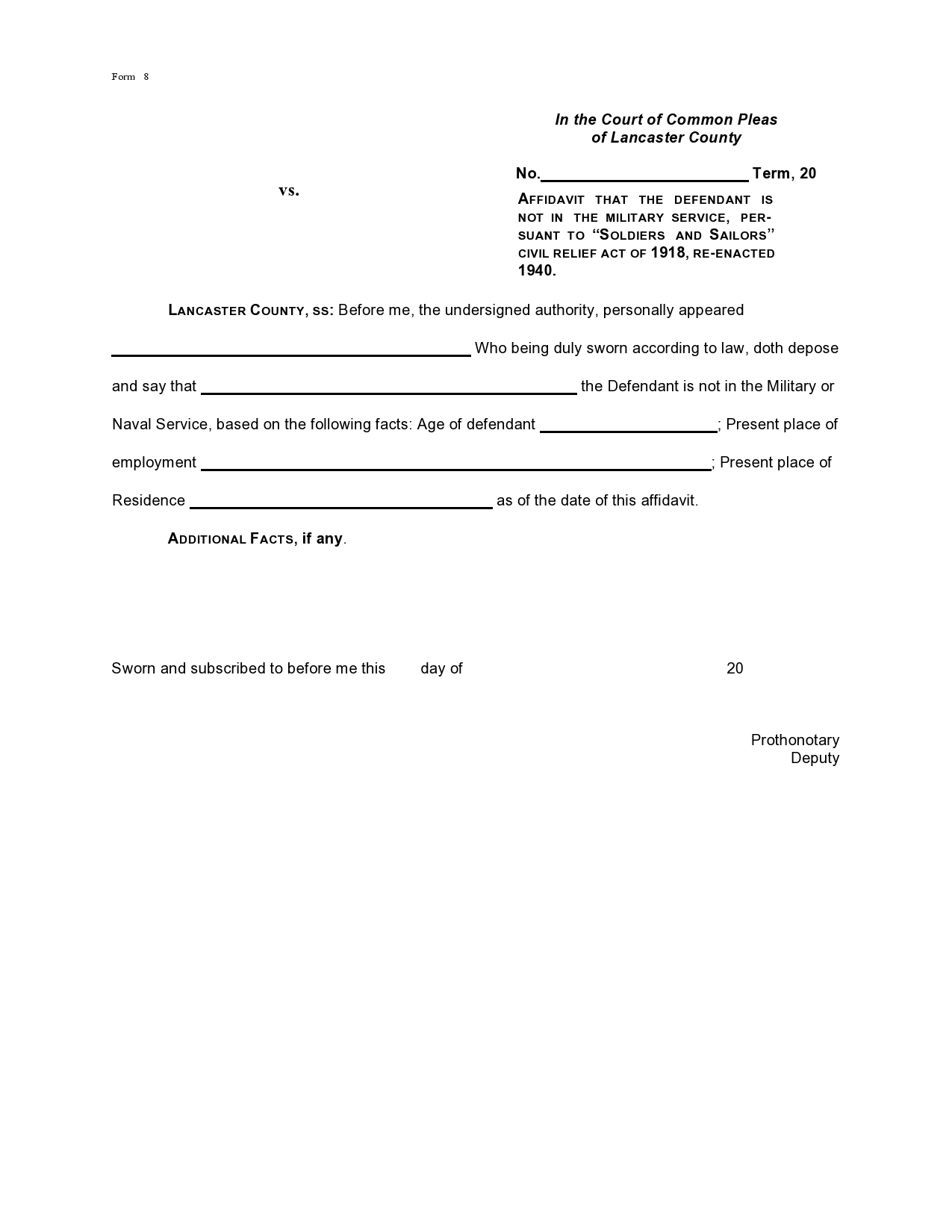 Free proof of service form 37