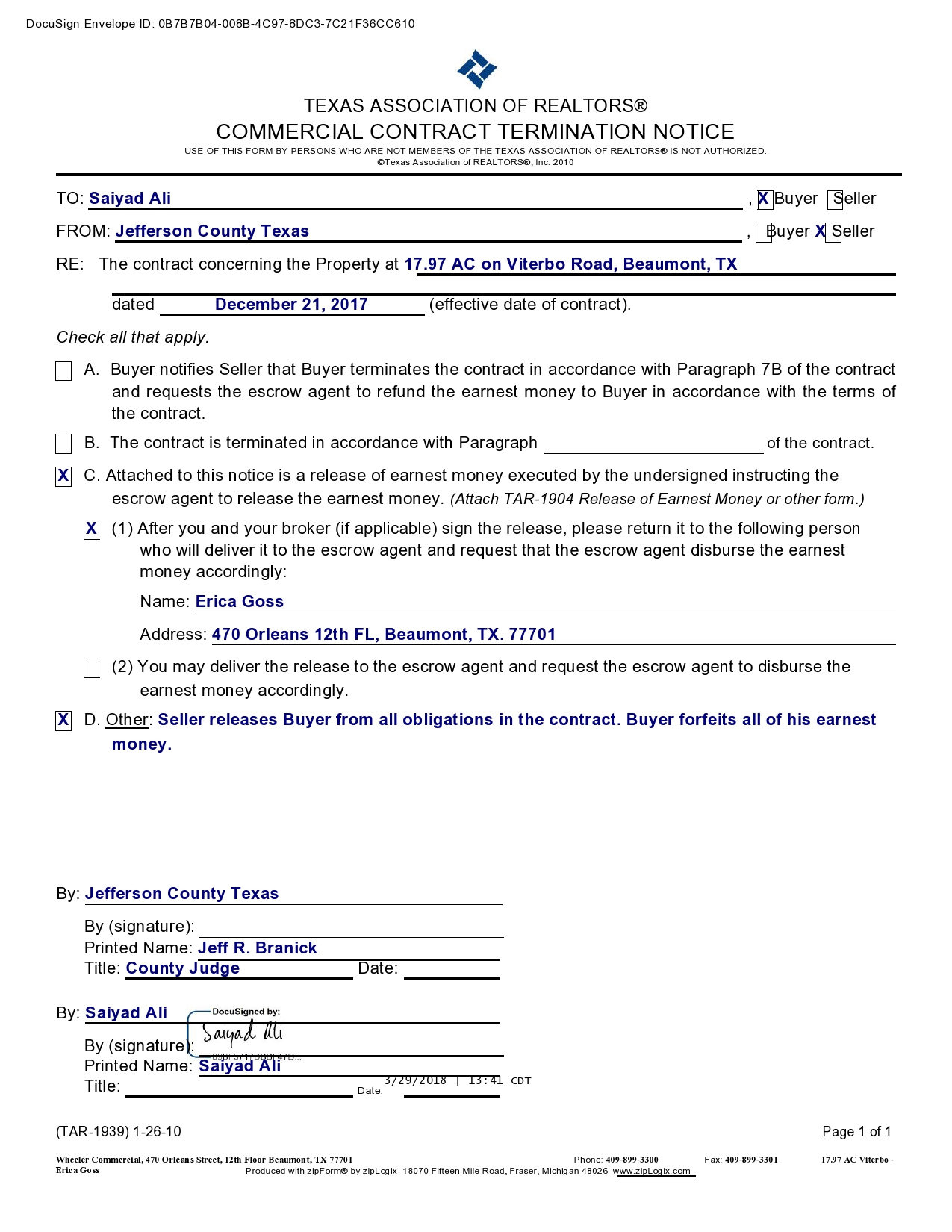 Free contract termination letter 16