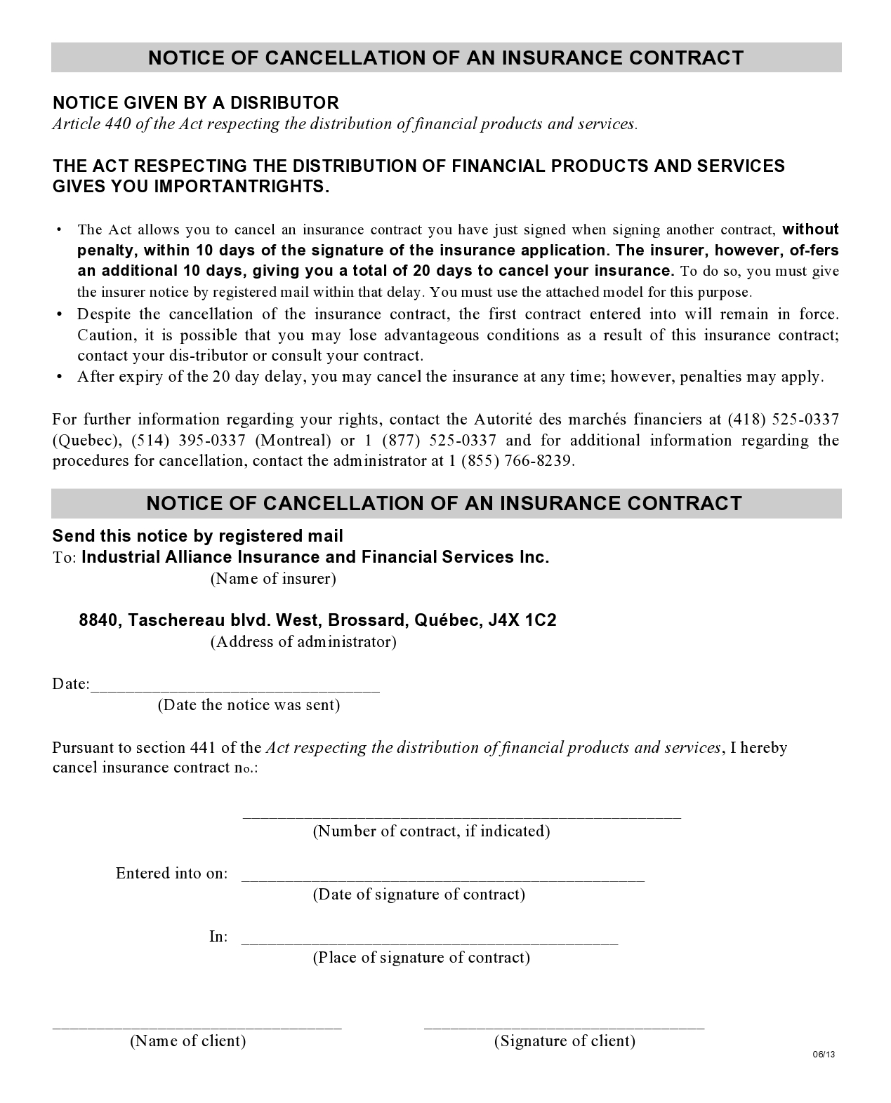 Free contract termination letter 29