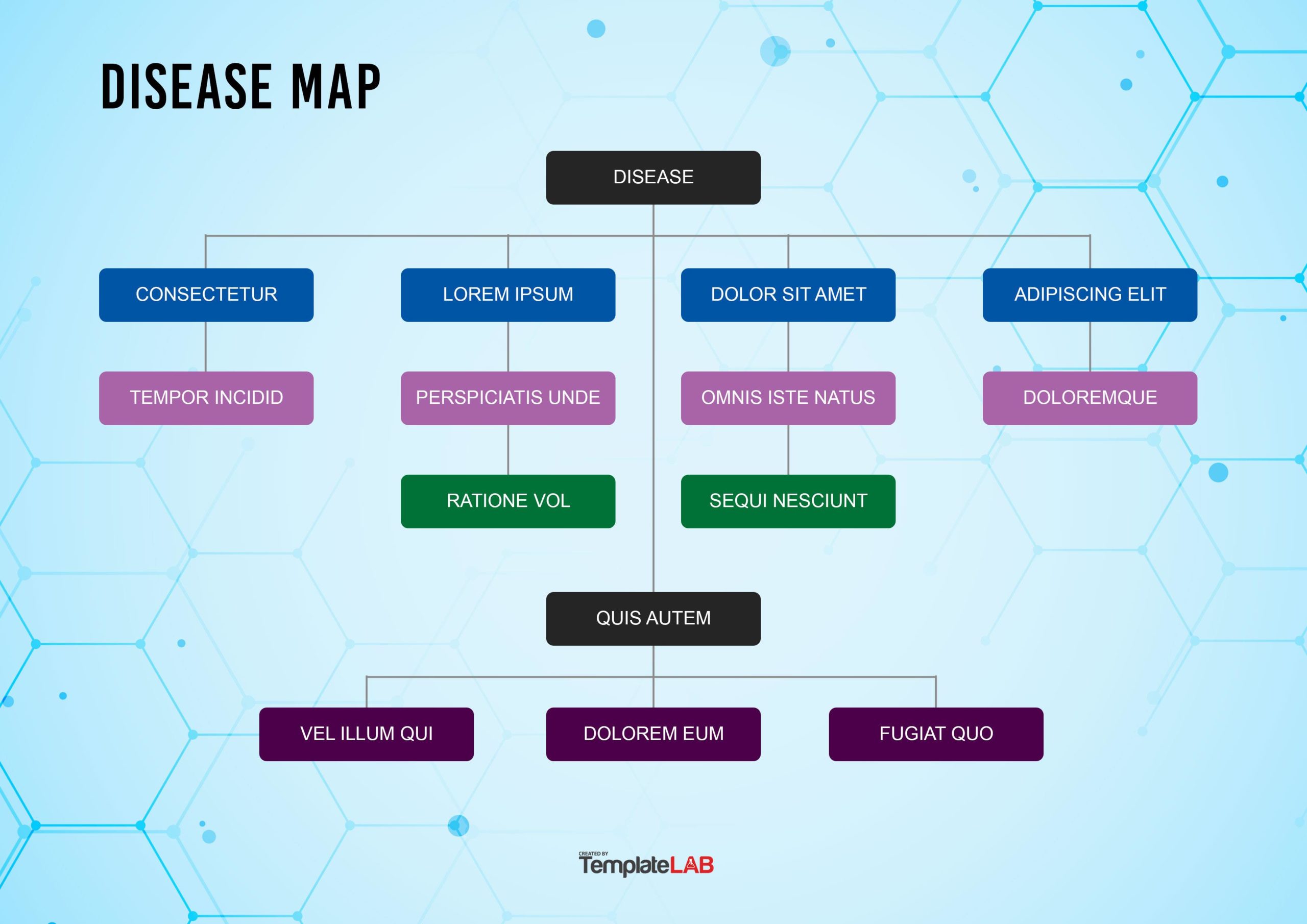 Free Disease Concept Map Template V2