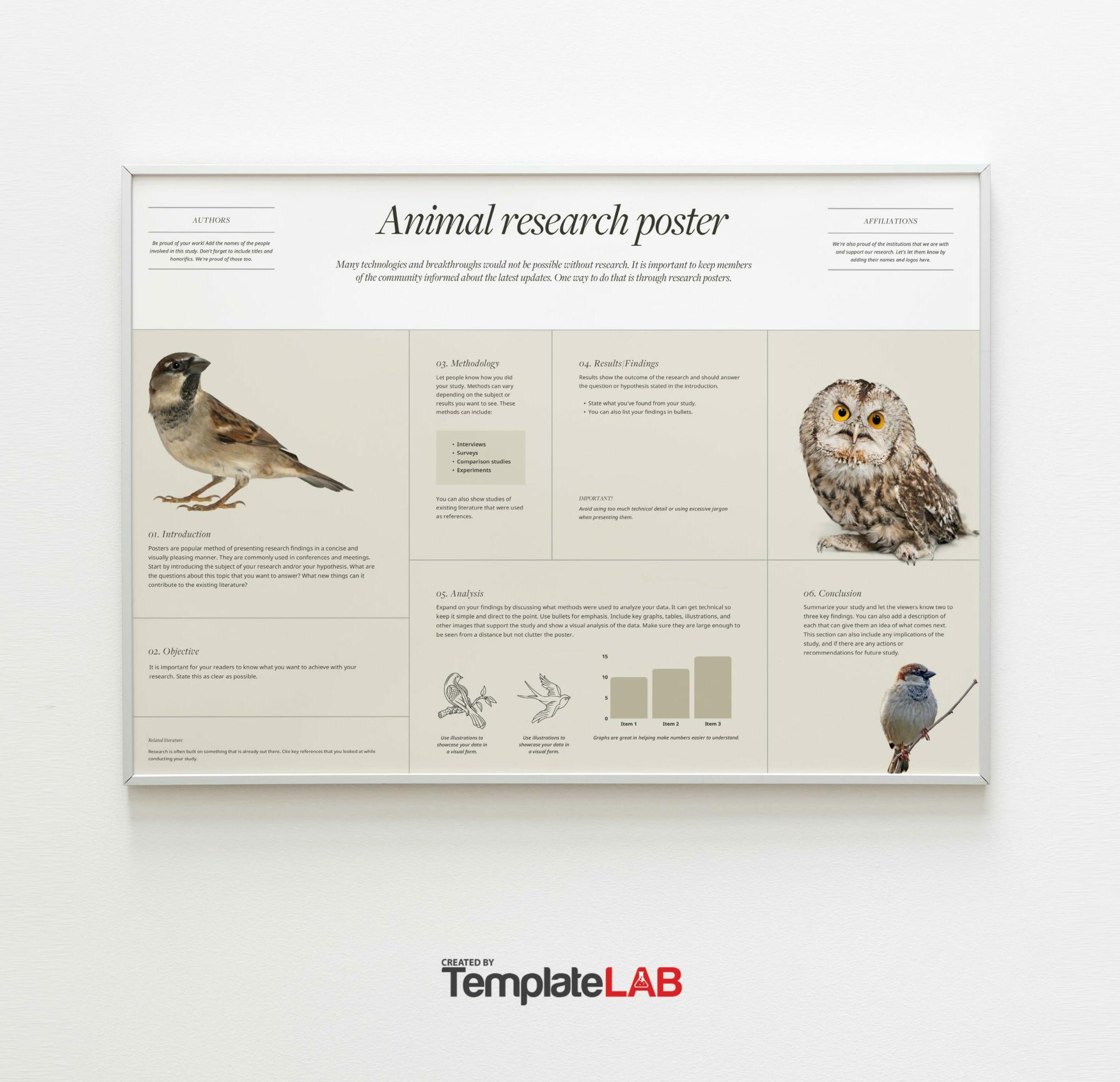 Free Animal Research Poster