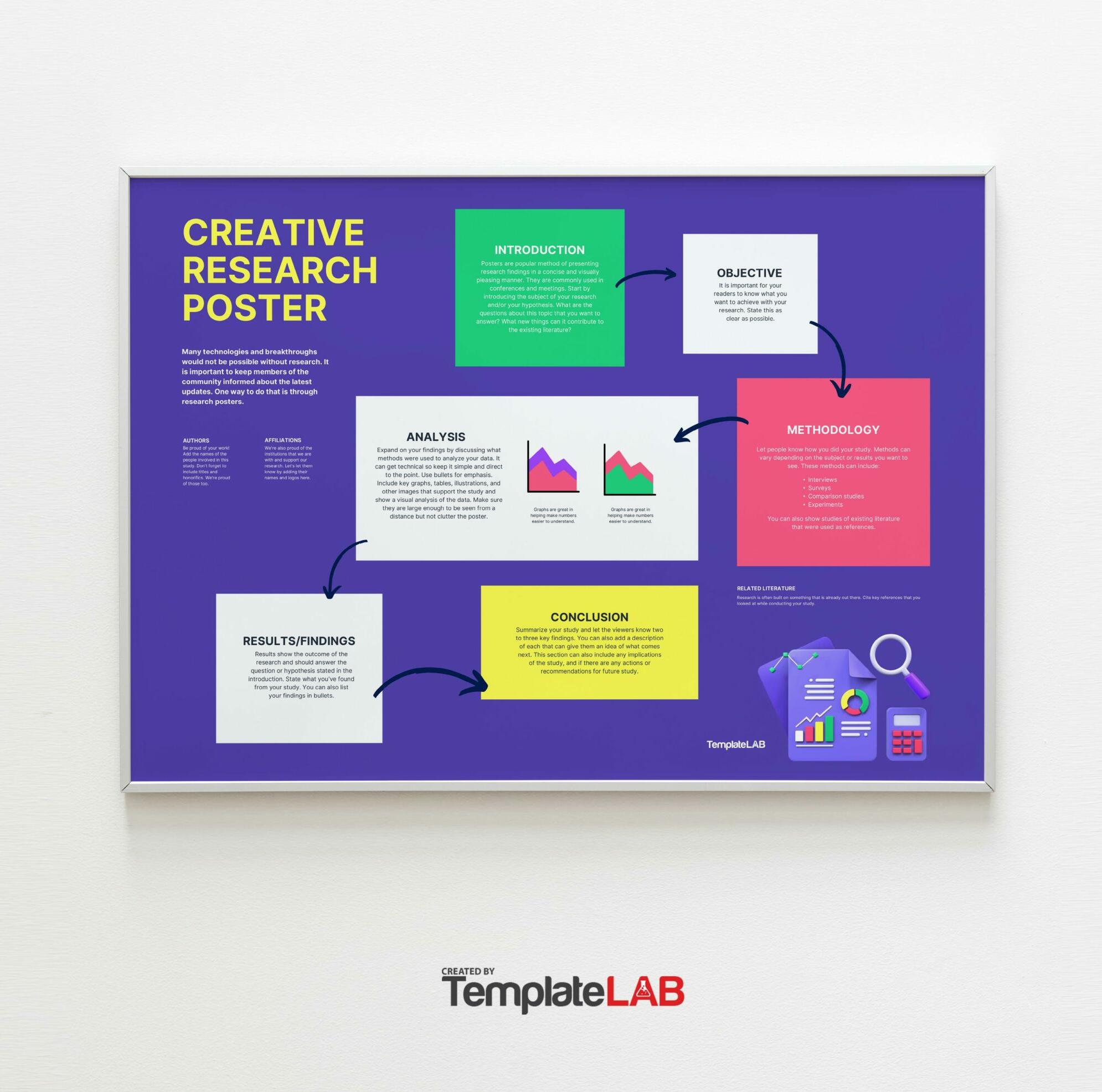 Free Creative Research Poster Template