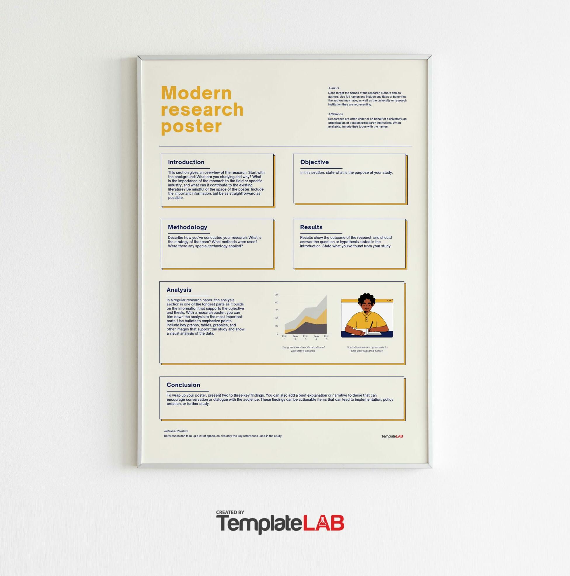 Free Modern Research Poster