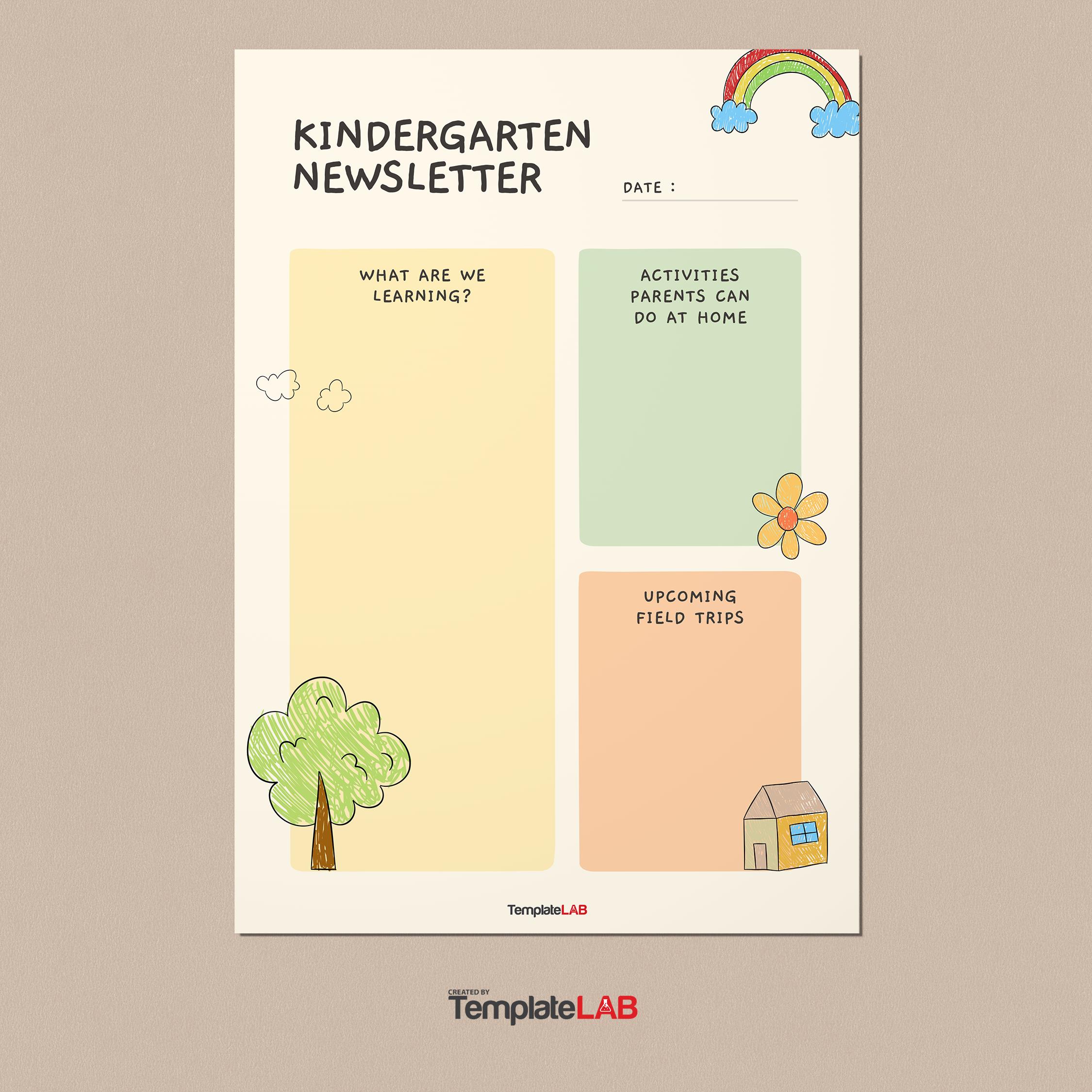 Free Kindergarten Newsletter Templates