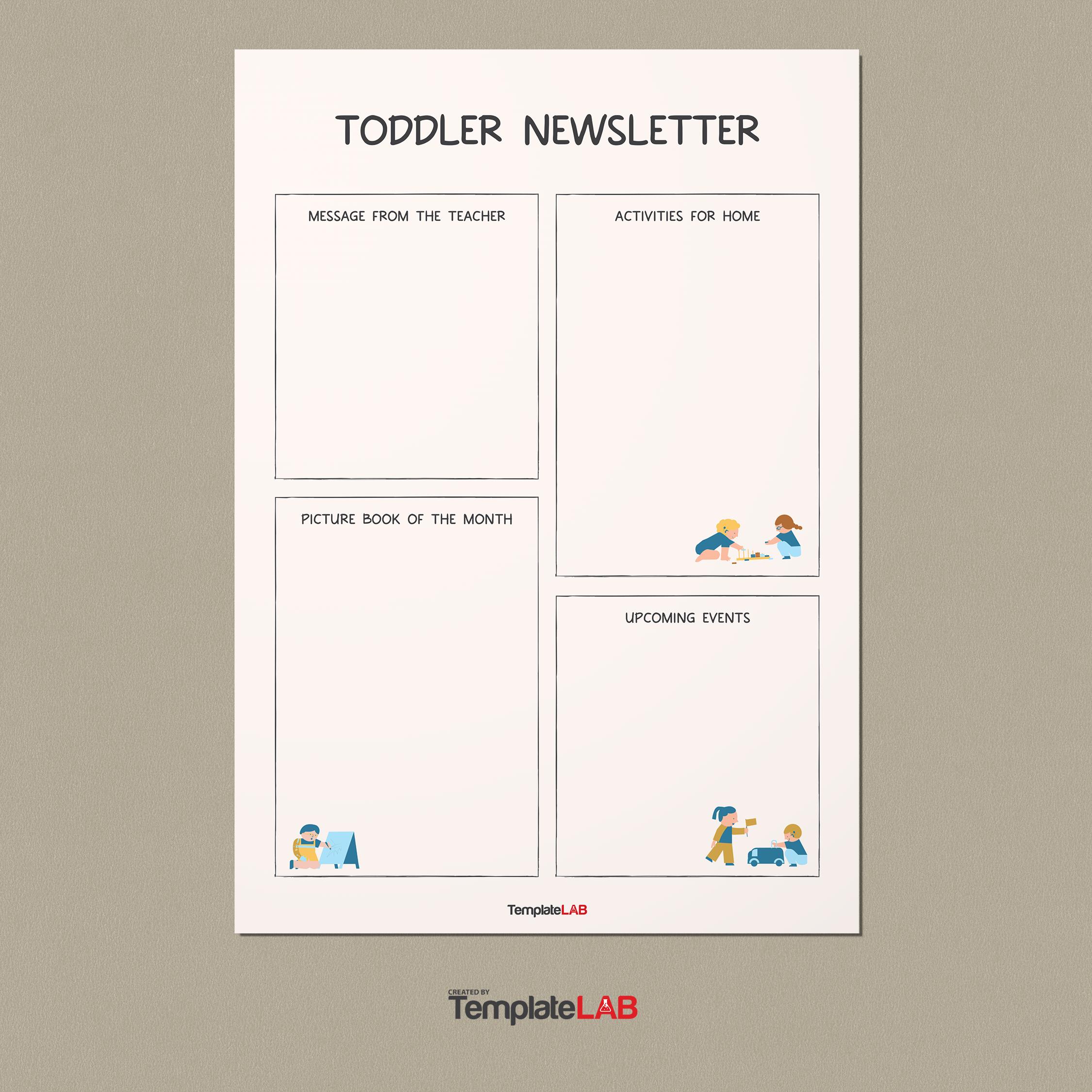 Free Toddler Newsletter Template