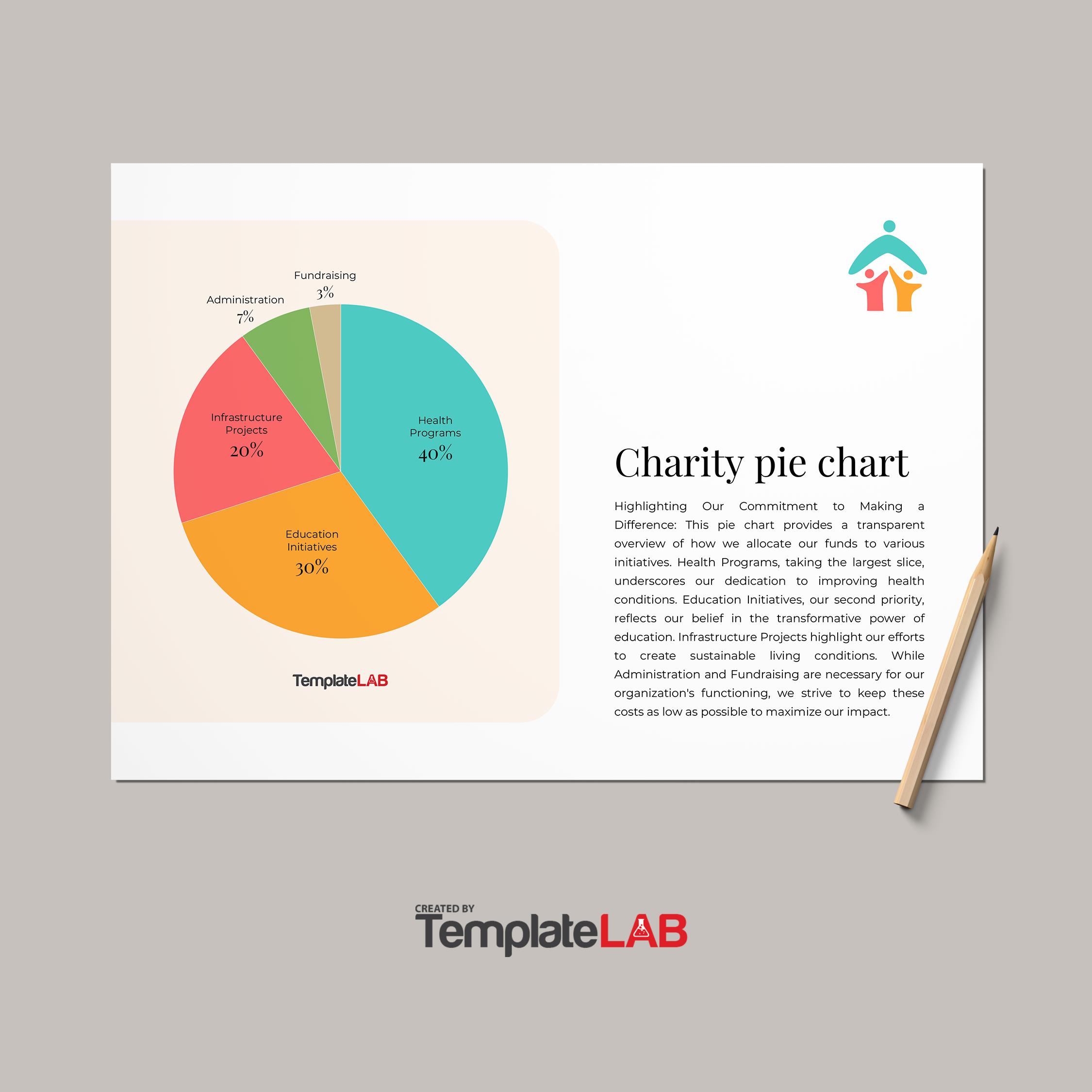 Free Charity Pie Chart Template
