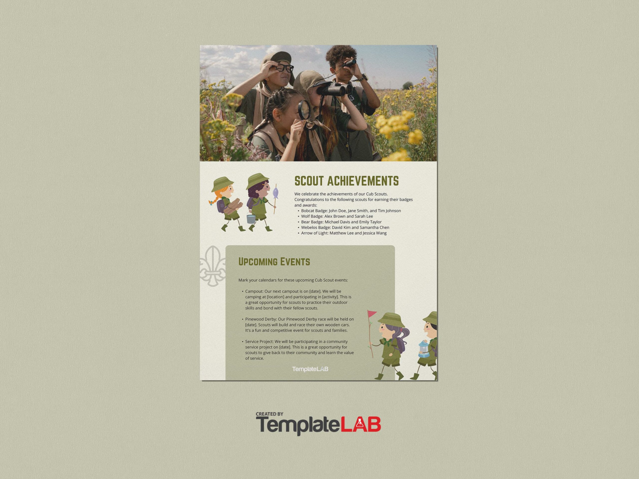Free Cub Scout Newsletter Templates